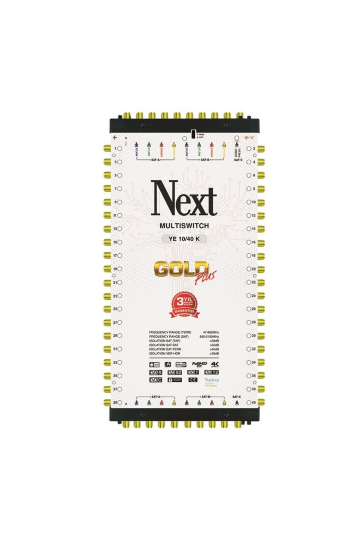 Next Nextstar Next 10/40 Kaskatlı Gold Plus Multiswitch Uydu Santrali
