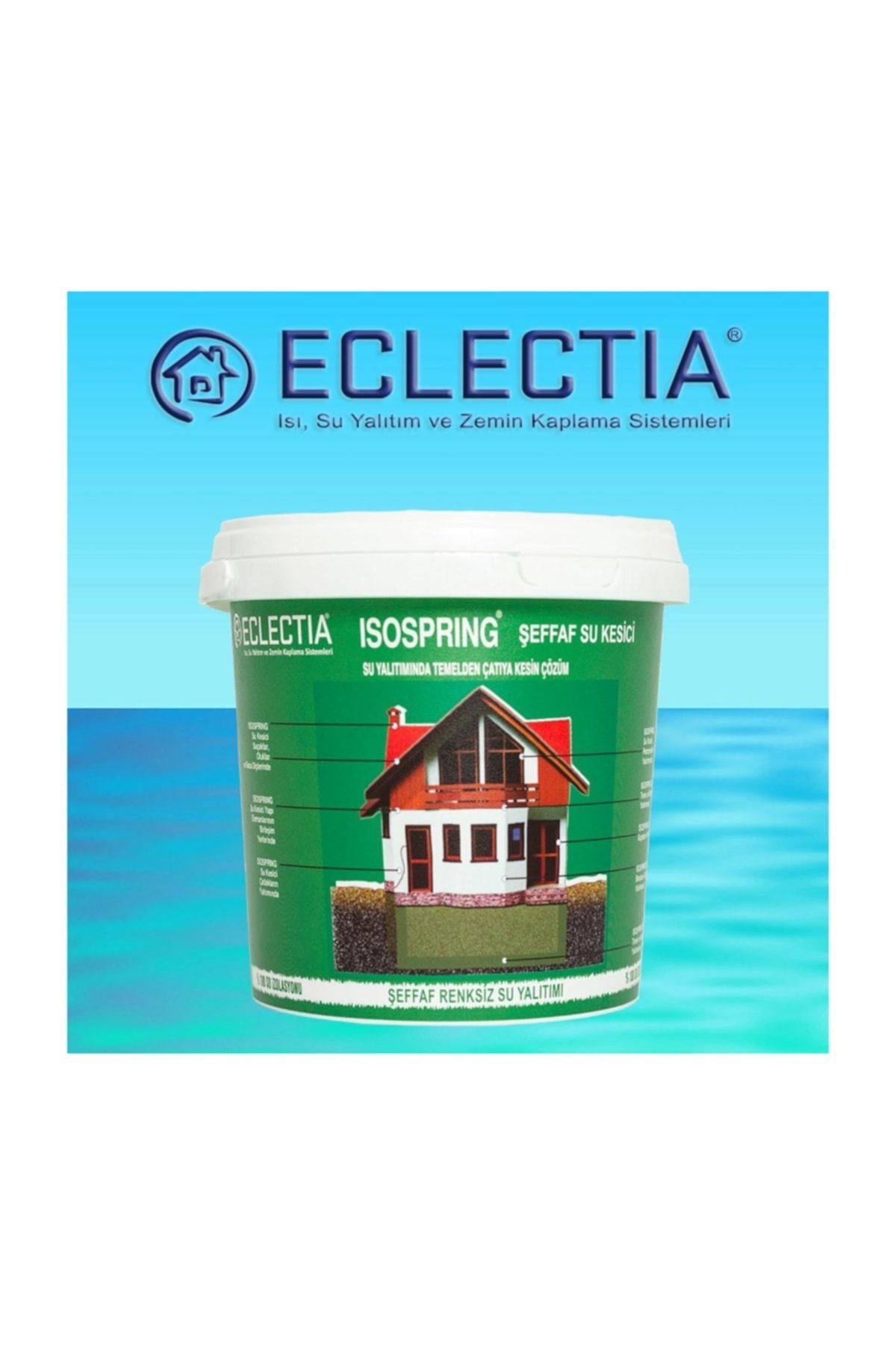 ECLECTİA - Isospring Şeffaf Su Kesici 2,5 kg