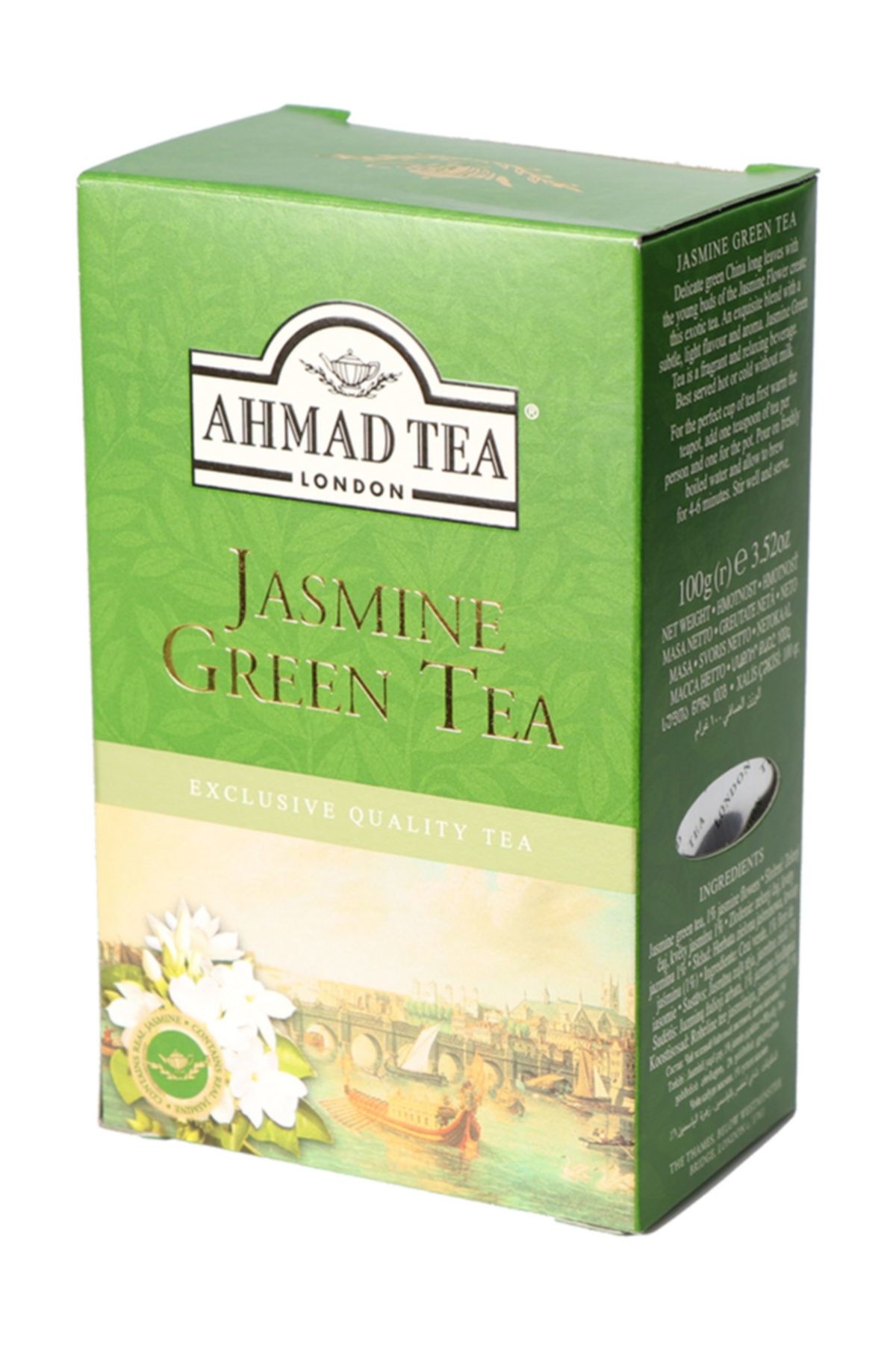 Ahmad Tea London Jasmine Green Exlusive Quality 250 Gr