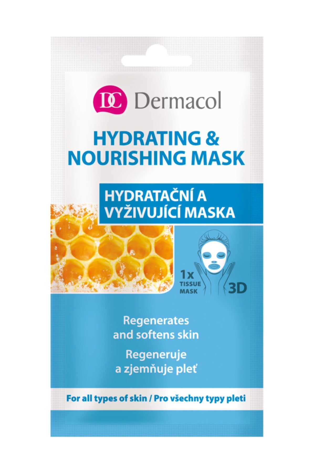 Dermacol 3d Hydratıng & Nourıshıng Mask/3d Nemlendirici Ve Besleyici Maske