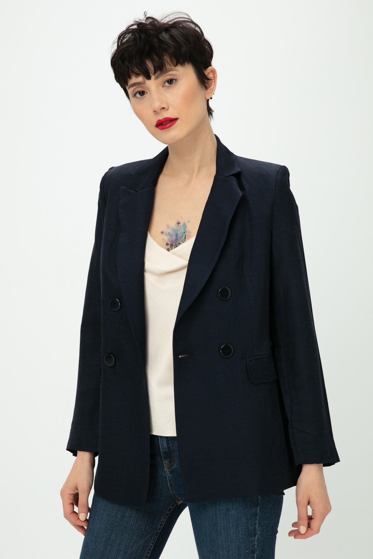 İpekyol Kadın Lacivert Ceket IS1190005071
