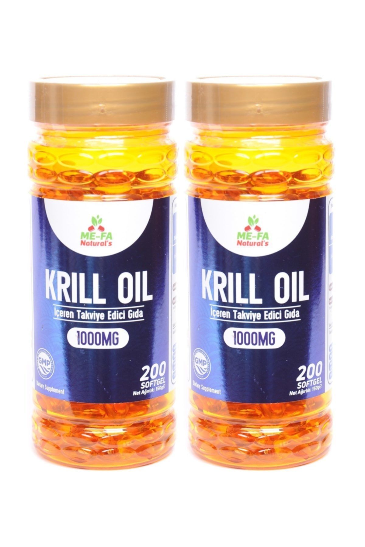Mefa Naturals Krill Oil 1000 mg 2 Kutu 400 Softgel