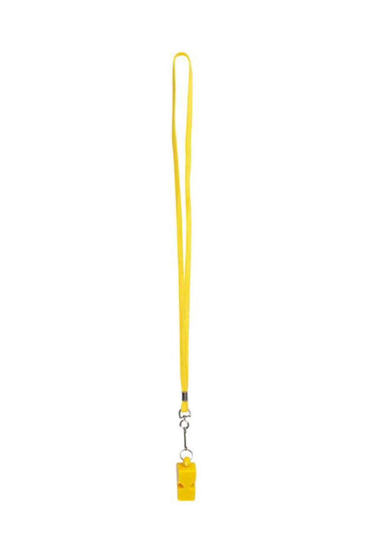 TRYON DK-100 İpli Plastik Hakem Düdük Sarı