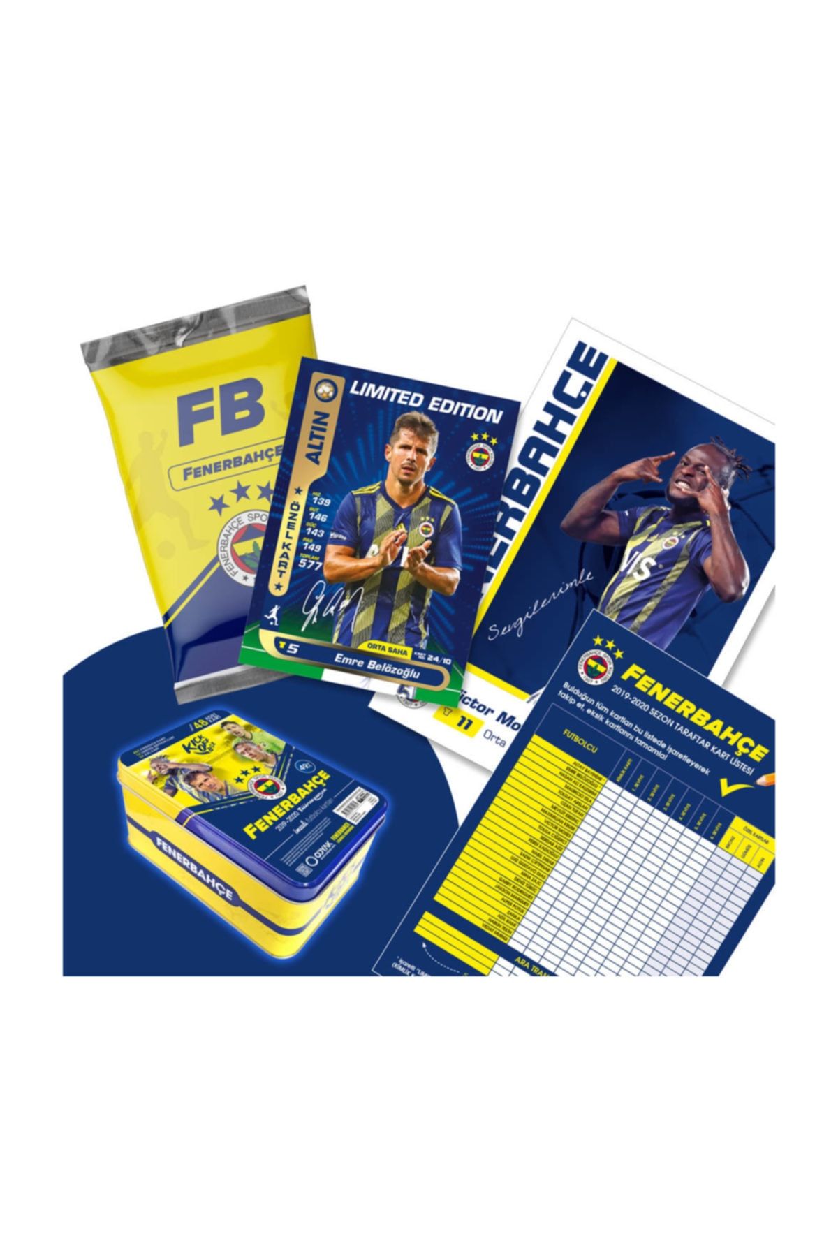 Fenerbahçe Fenerbahçe 2019-20 Kick Off Box Sezon Taraftar Kartları