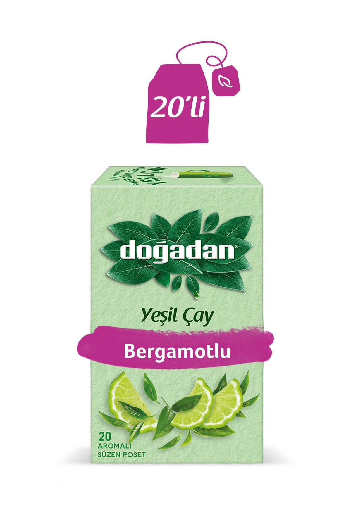 Doğadan Bergamot Aromalı Yeşil Çay
