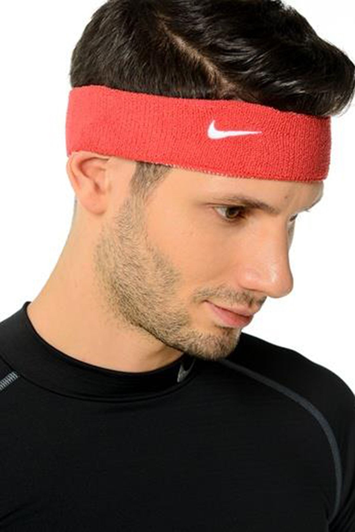 Nike Unisex Kırmızı Saç Bandı - Dri-Fit - N.NN.B1.624.OS