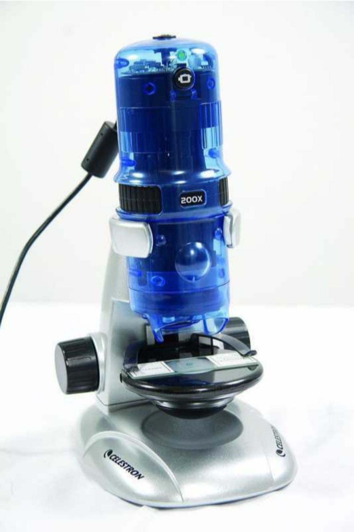 Celestron 44325 Amoeba Çift Amaçlı Dijital Mikroskop (Mavi)