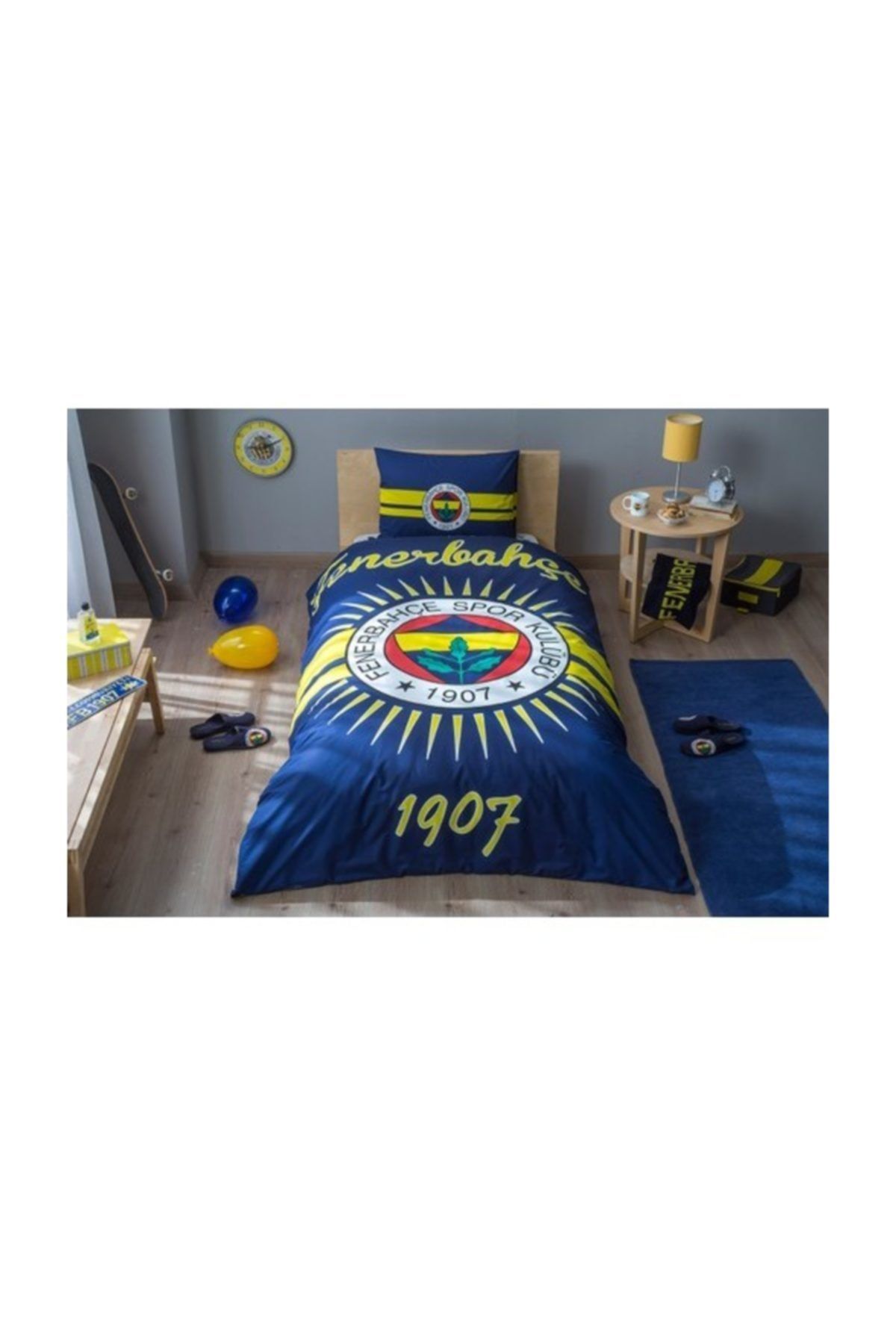 Taç Lisanslı Nevresim Takımı Fenerbahçe Parlayan Güneş