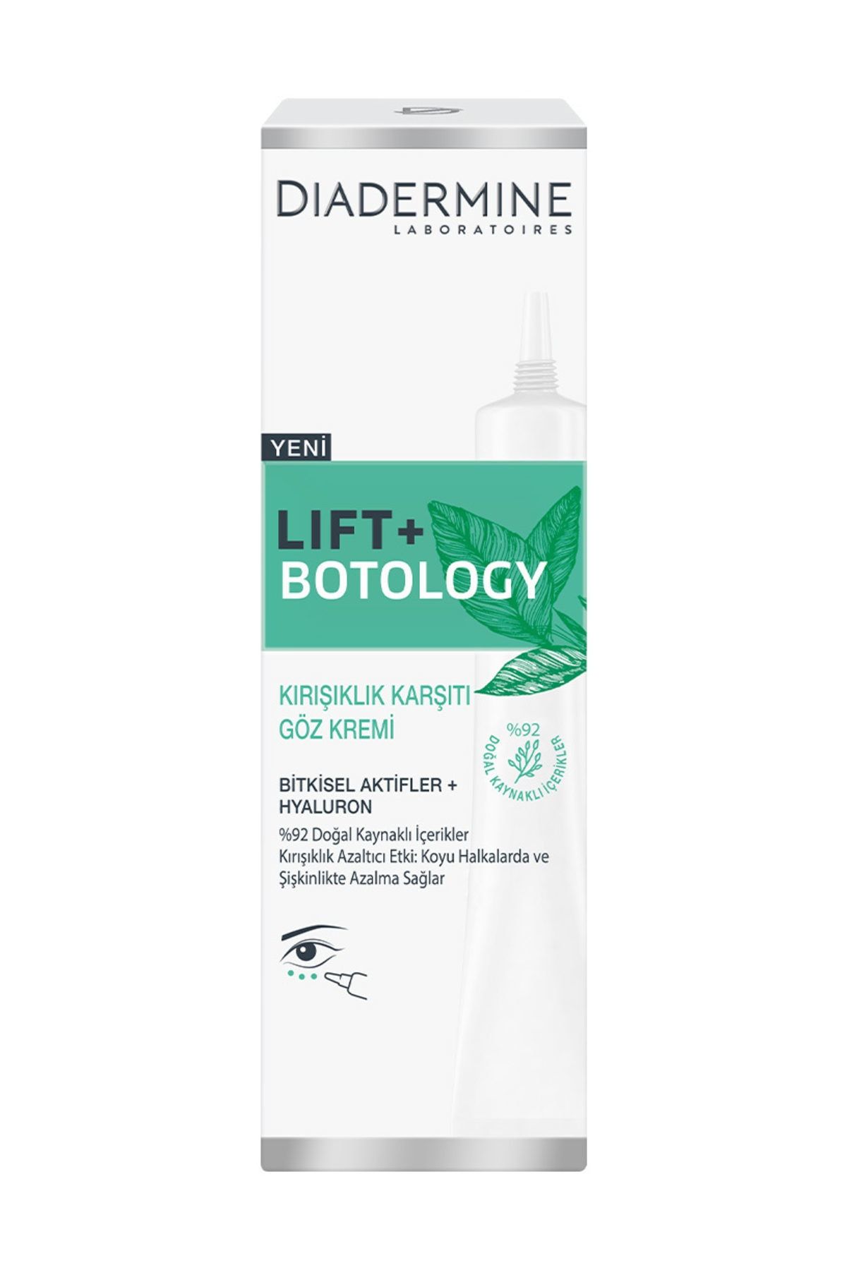 Diadermine Lift + Botology Kırışıklık Karşıtı Göz Kremi 15Ml