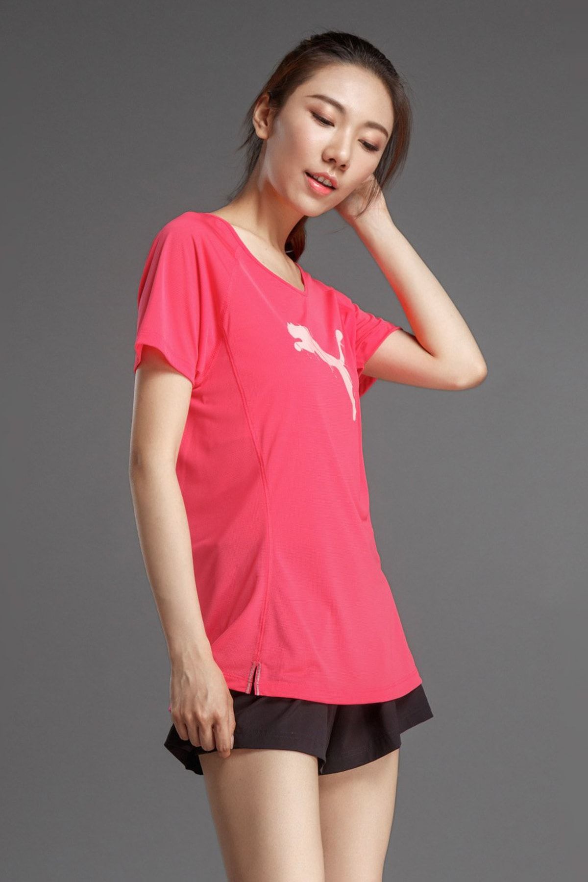 Puma Kadın T-shirt - Core-Run S S Logo Tee W - 51646704