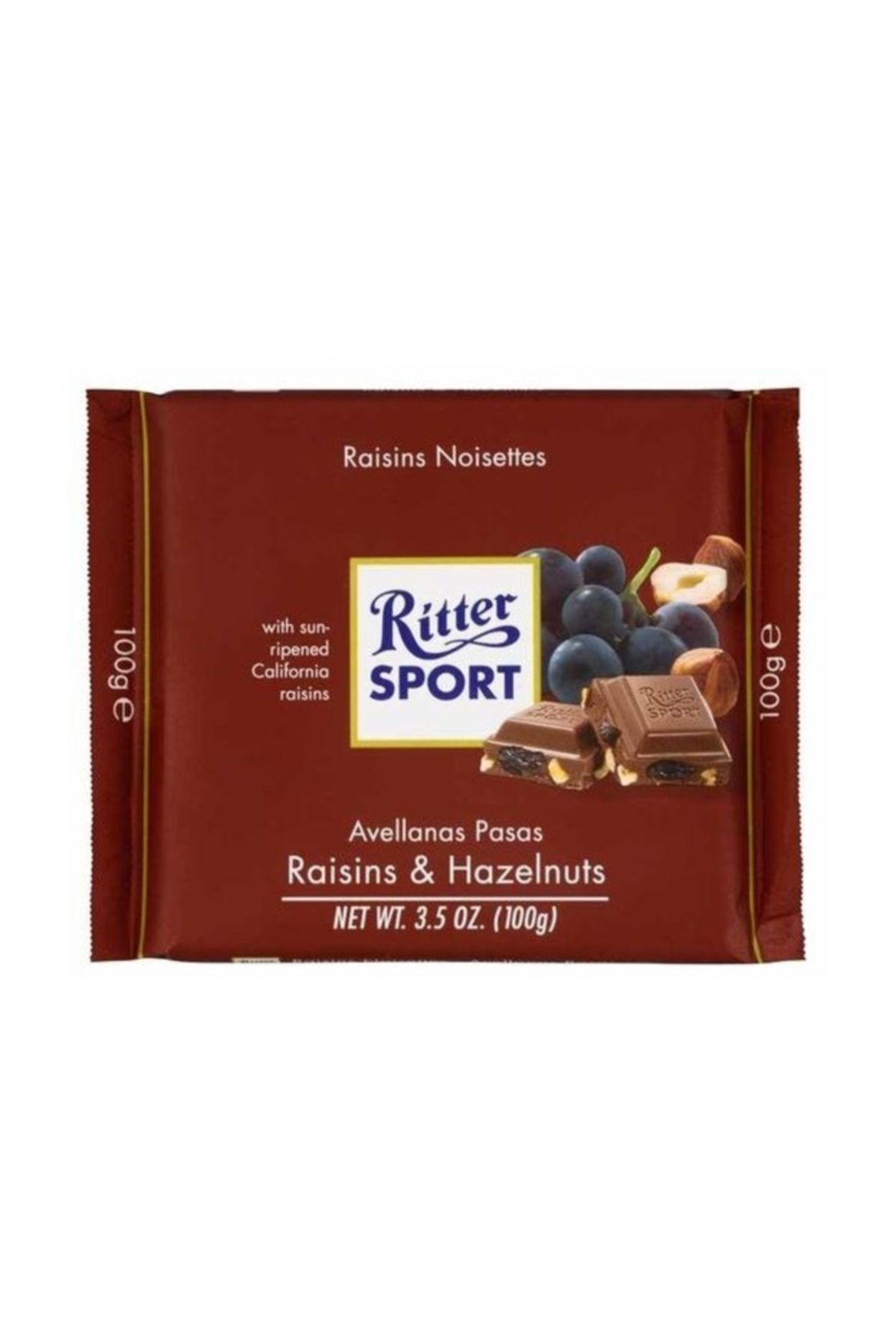 Ritter Sport Üzümlü Fındıklı Çikolata 100 gr