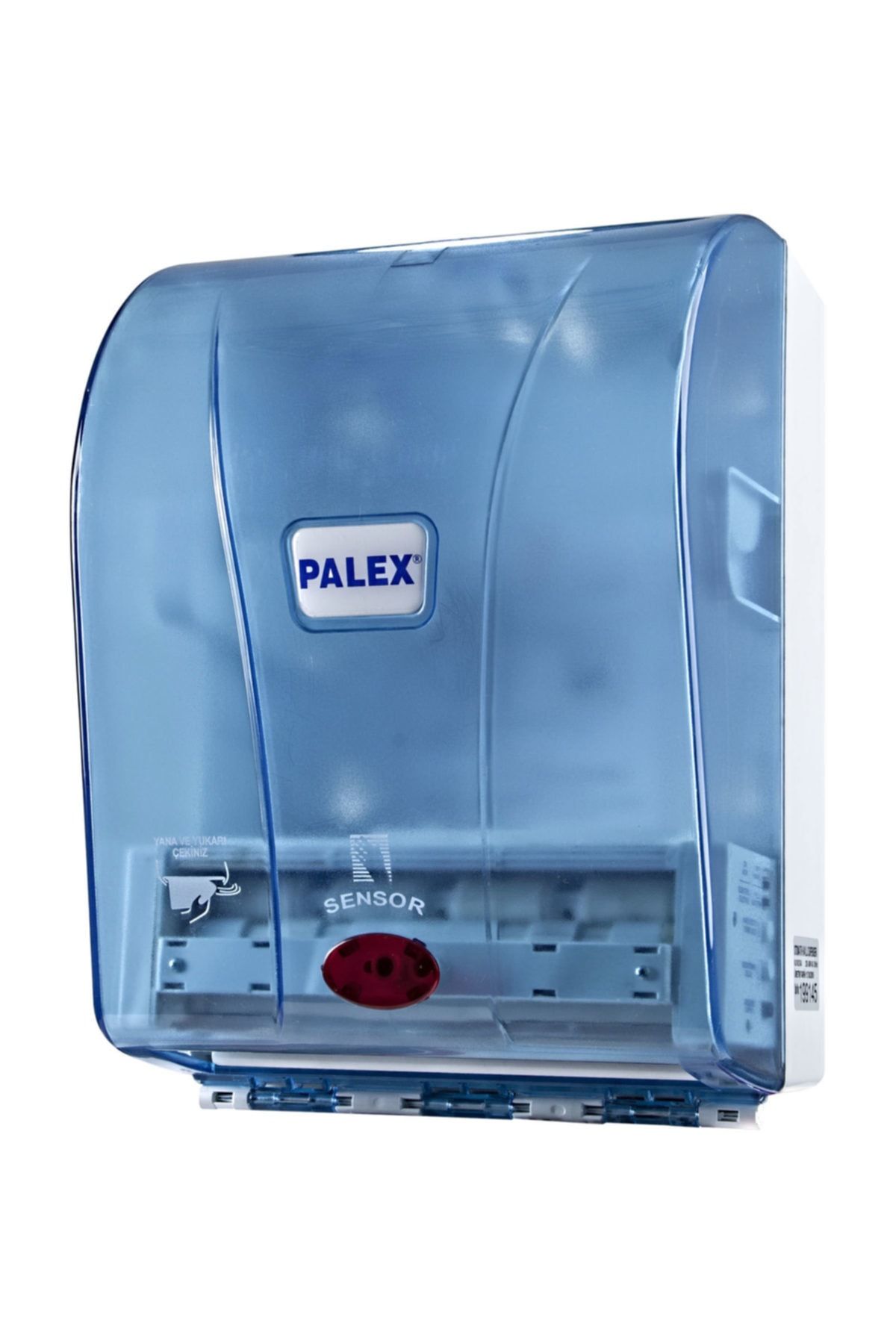 Palex (ün-ev) Sensörlü Otomatik Kağıt Havluluk ( Kağıt Havlu Dispenseri)21 Cm Şeffaf Mavi 3490-1