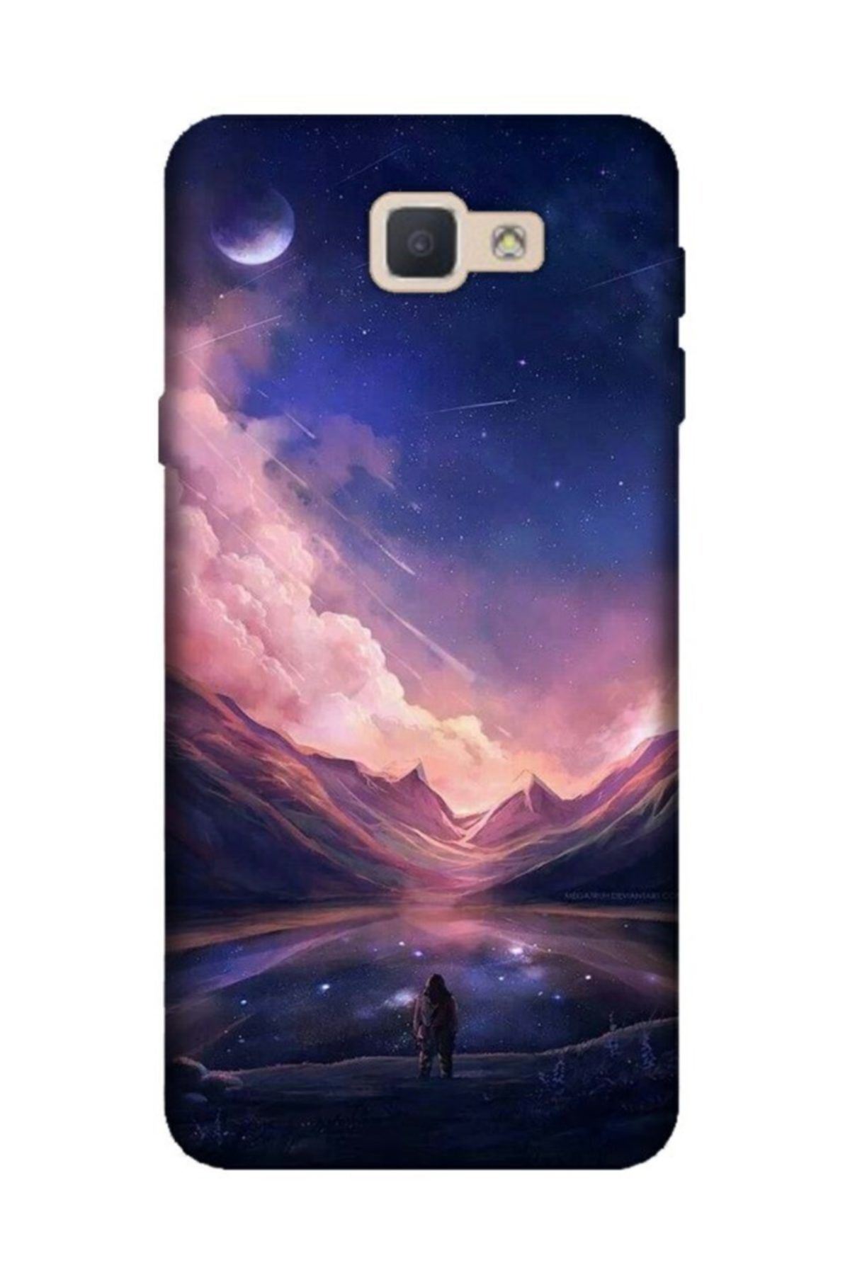 Cekuonline Samsung Galaxy J7 Prime (2) Kılıf Desenli Resimli Hd Silikon Telefon Kabı Kapak - Mars Life