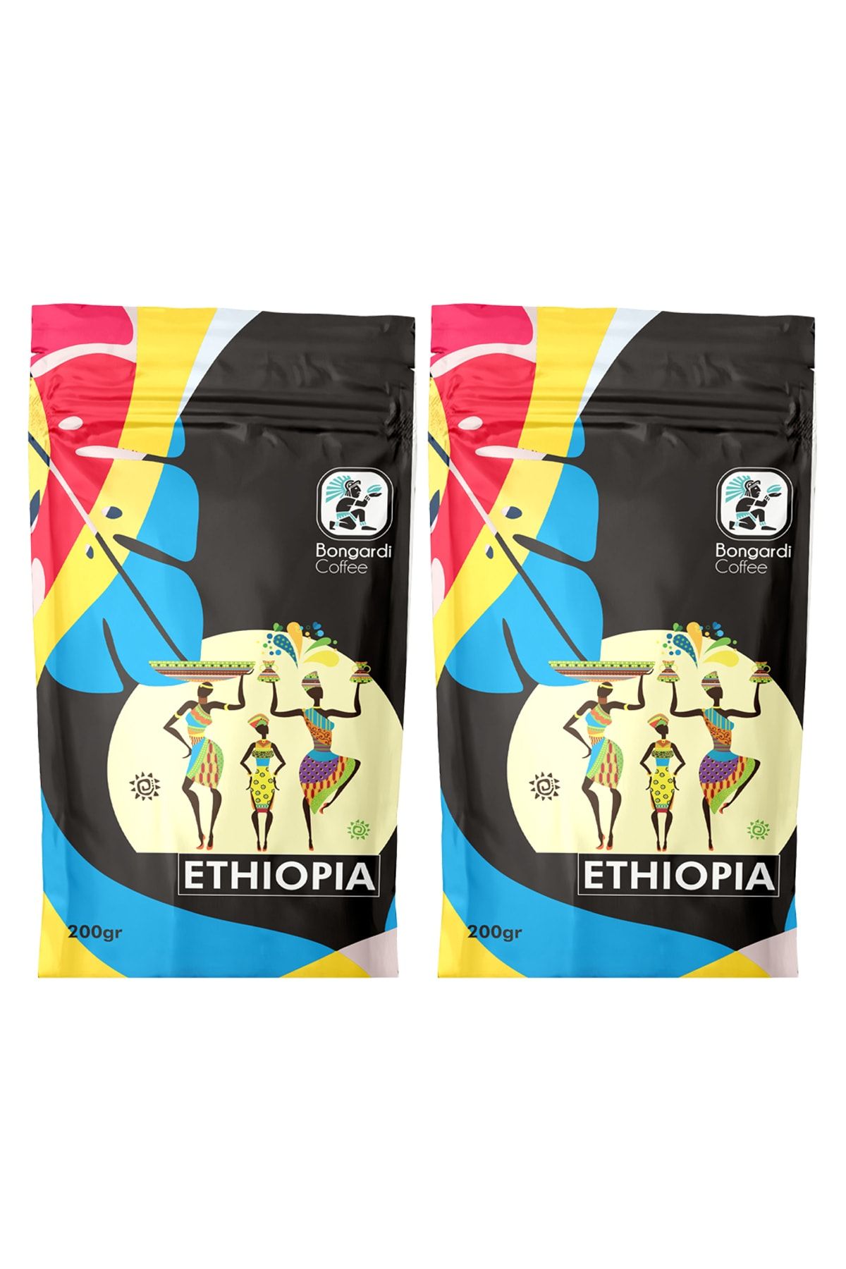 Bongardi Coffee 2x200 gram Etiyopya Sidamo Yöresel Filtre Kahve Makinesi Uyumlu