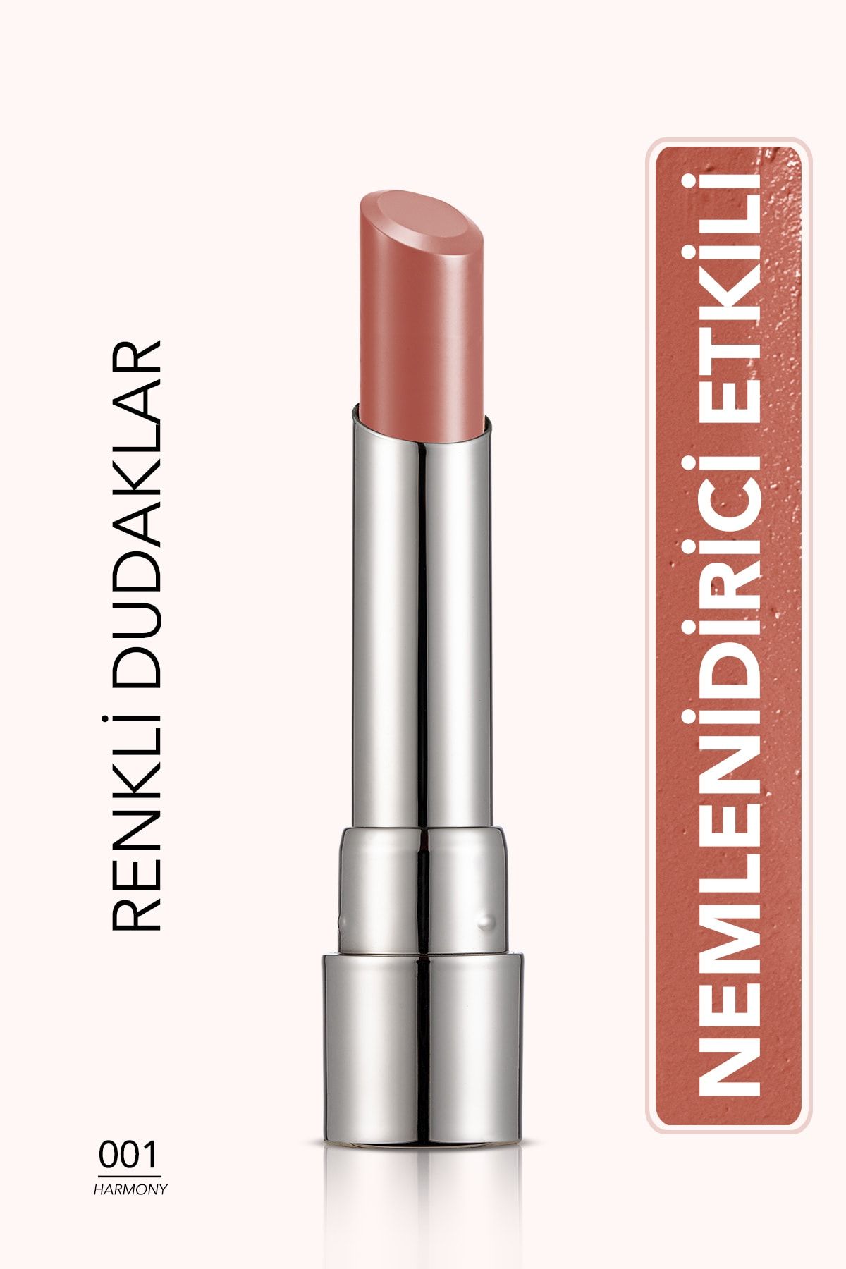 Flormar Nemlendirici Parlak Ruj (Nude) - Sheer Up Sls. - 001 Harmony - 8682536011990