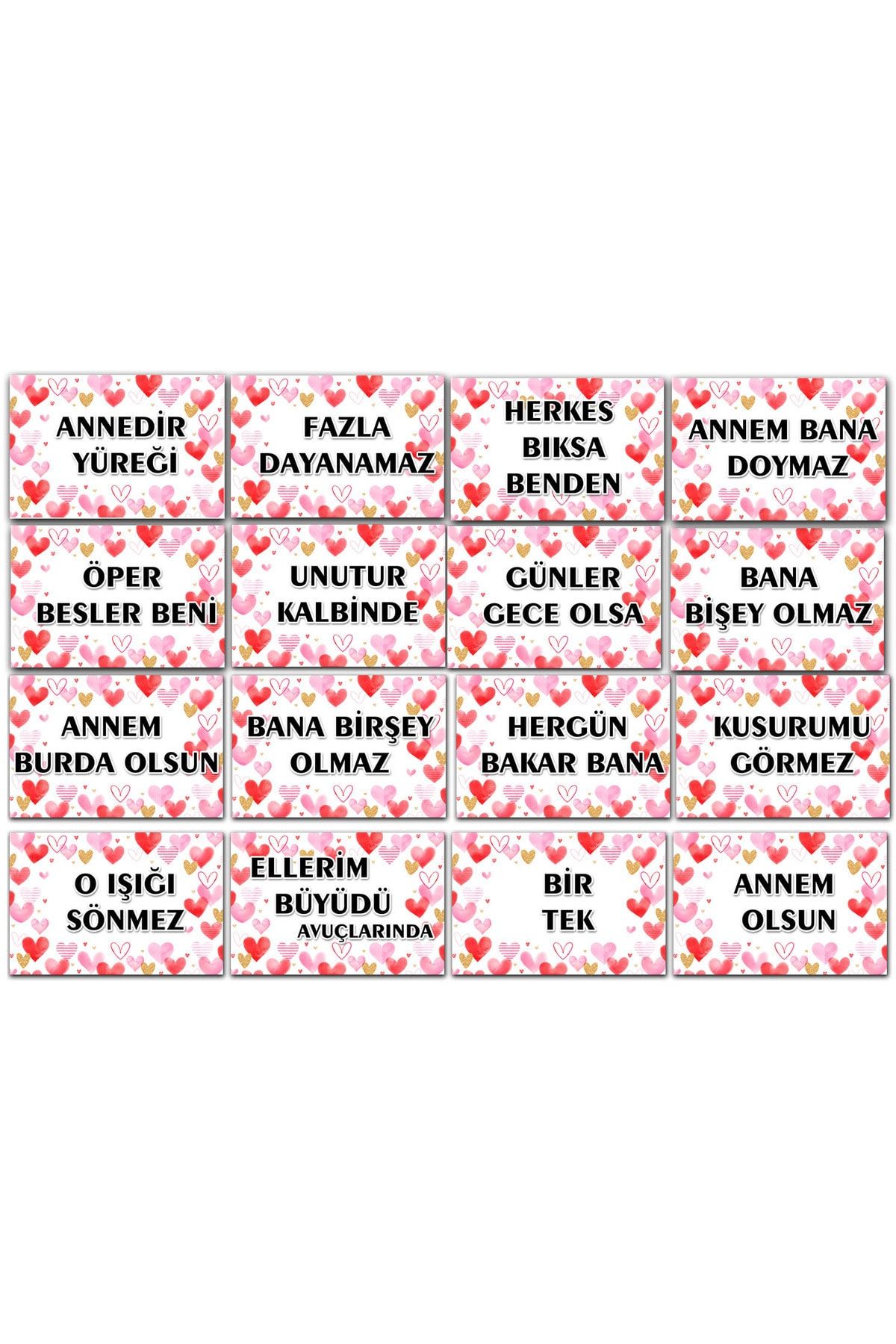 TELLGRAF Anneler Günü Yazılı Poster (25x35 cm)