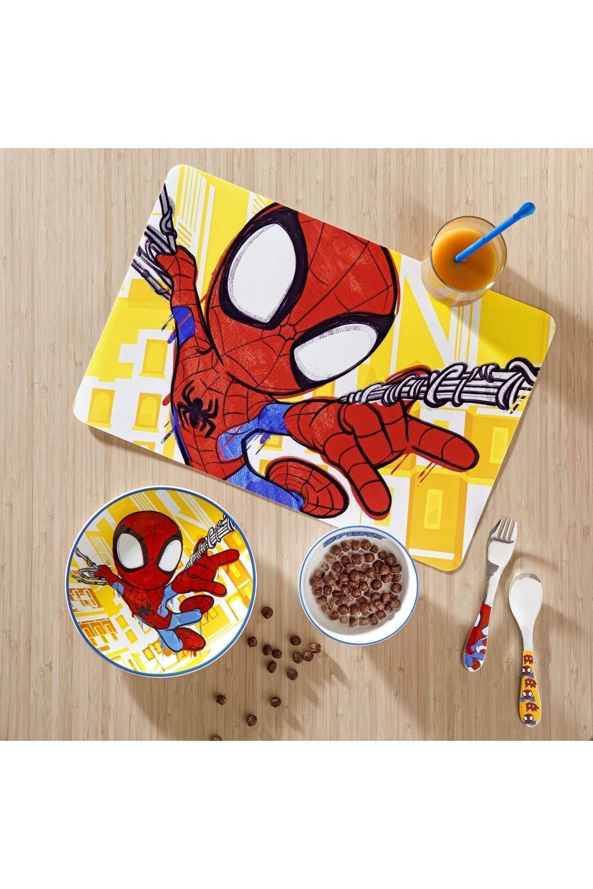 Taç Lisanslı Spider Man Mutfak Seti