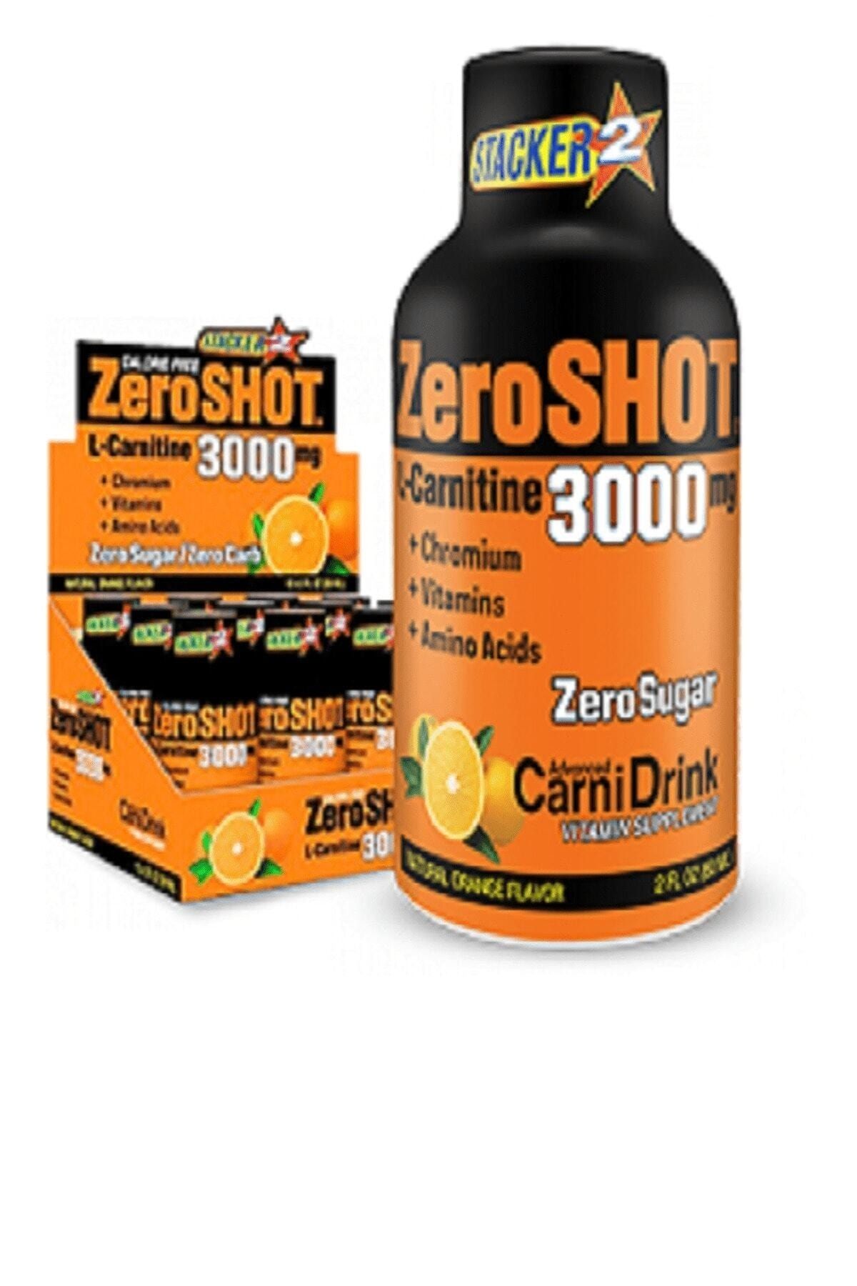 Zero Shot L-carnitine Yağ Yakıcı Termojenik Amino Asit Portakal Aroma 60ml