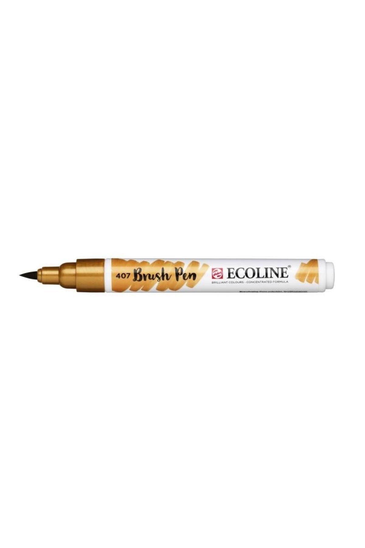 Talens Ecoline Brush Pen Fırça Uçlu Kalem 407 Deep Ochre