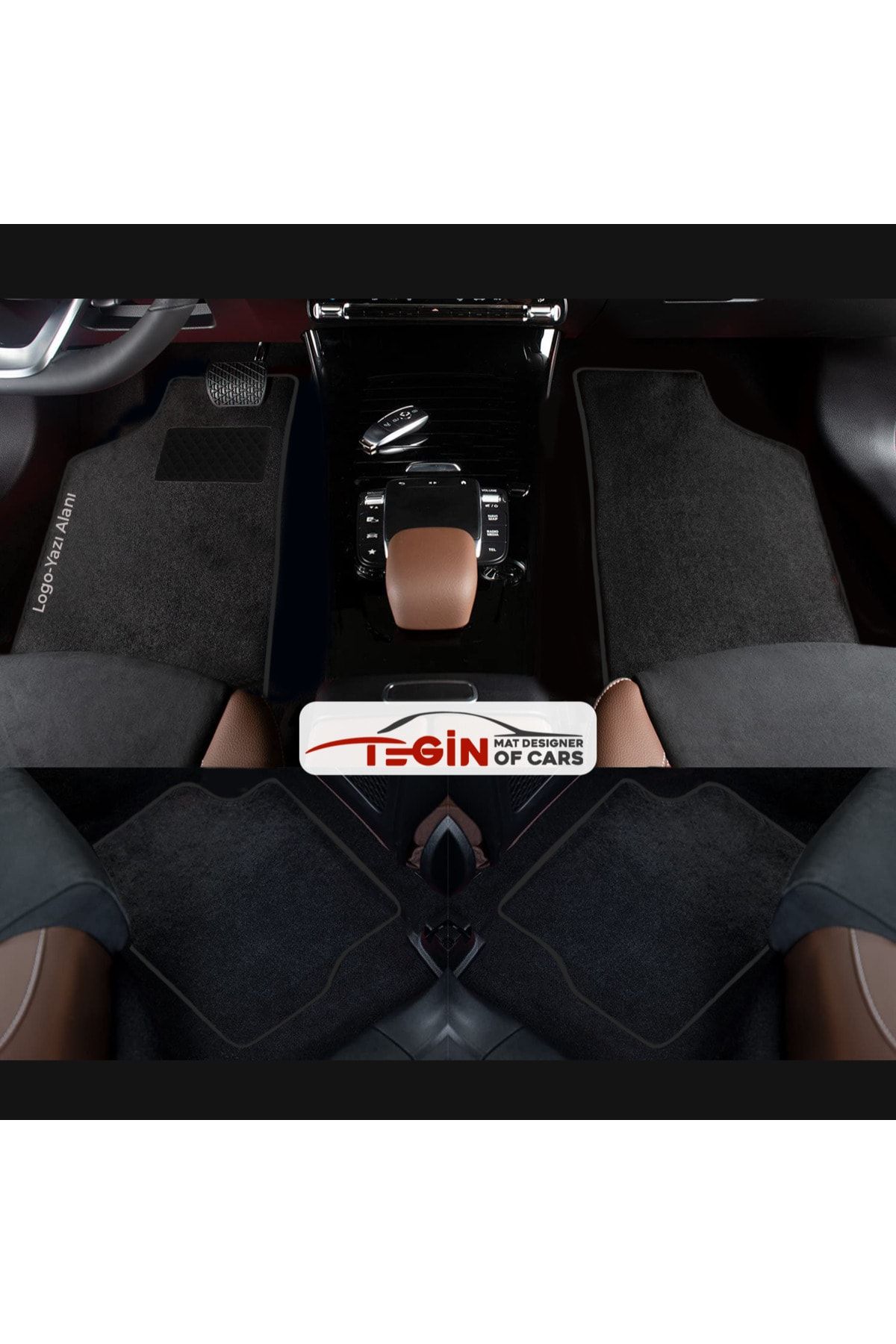 Tegin Mat Designer Of Cars Seat Leon 1m 1998-2004 Aracınıza Özel Prime Siyah Halı Siyah Kenar Halı Paspas