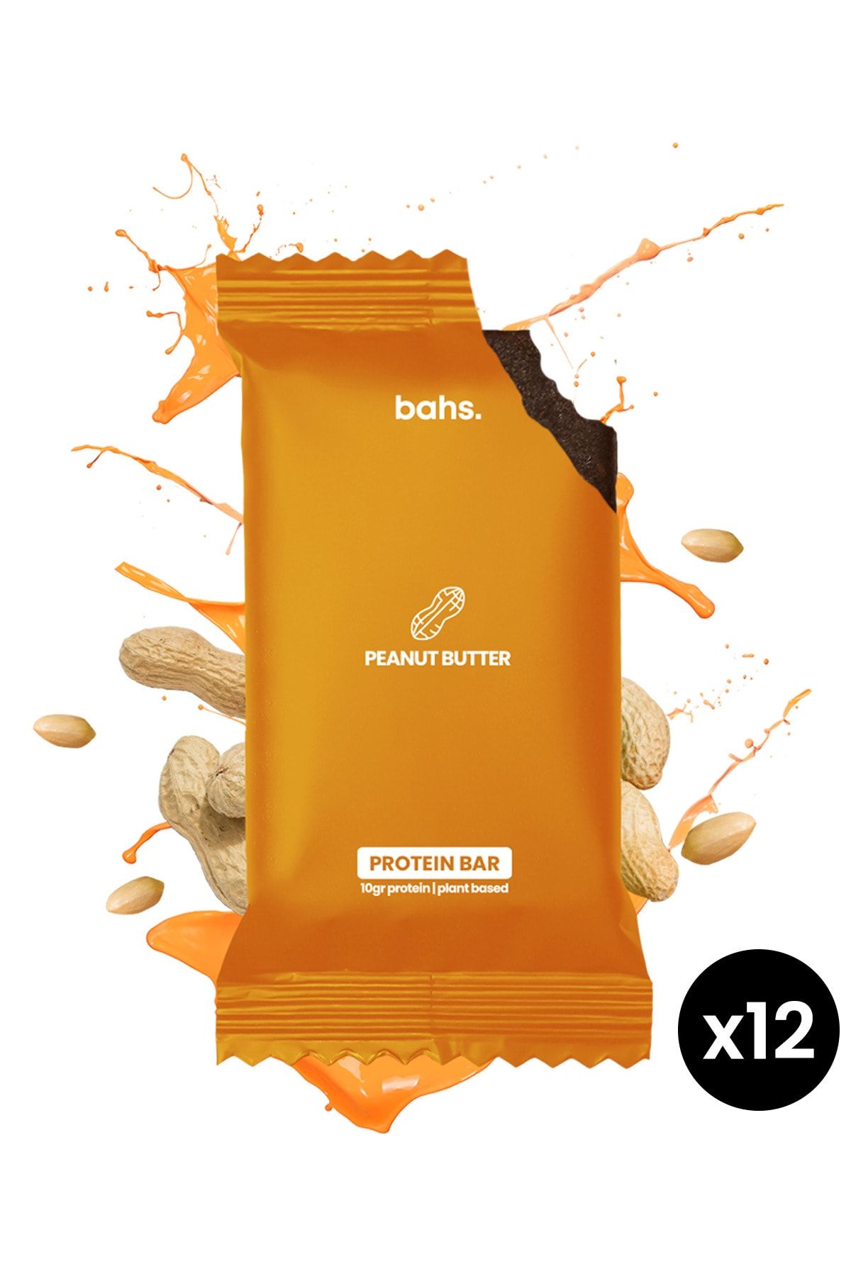 Bahs Protein Bar - Peanut Butter 12 Adet X 45gr