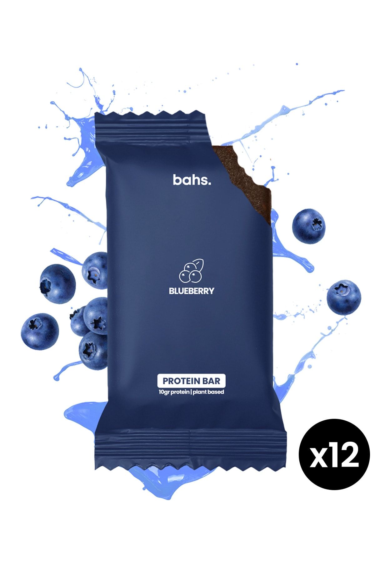 Bahs Protein Bar - Blueberry 12 Adet X 45gr