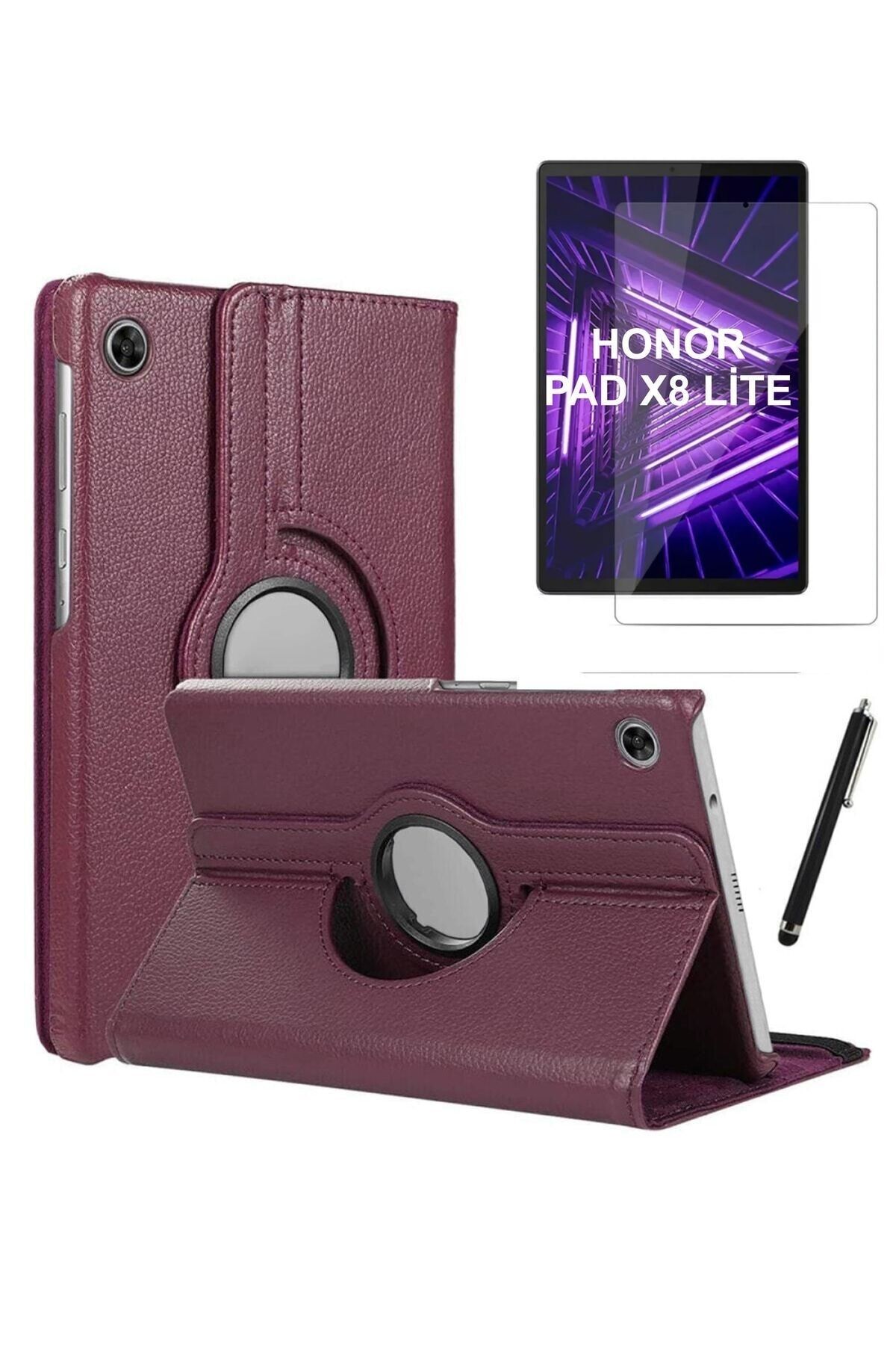 GoGoPlus Honor Pad X8 Lite Tablet Kılıfı+Ekran Koruyucu+Kalem Amg-W09HN