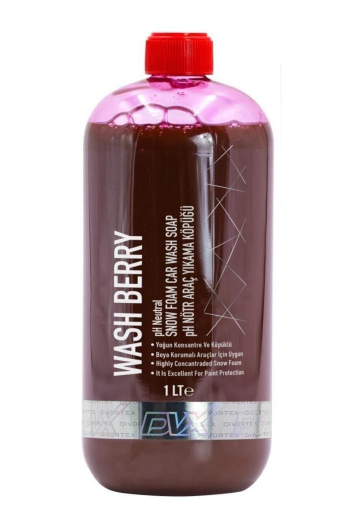 Divortex Dvx Wash Berry Ph Nötr Oto Şampuanı 1 lt