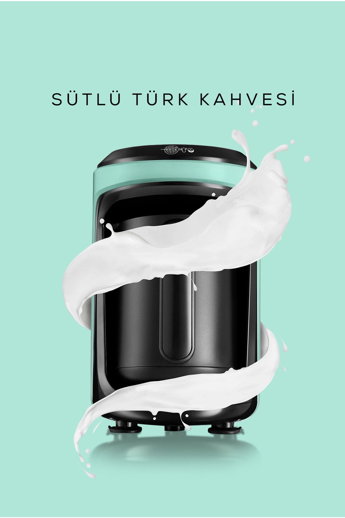 Karaca Hatır Hüps Sütlü Türk Kahve Makinesi Blue Mist