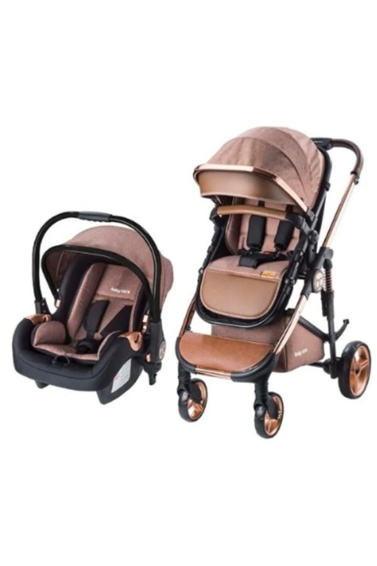 Baby Care Crom Travel Sistem Bebek Arabası Kahverengi st452