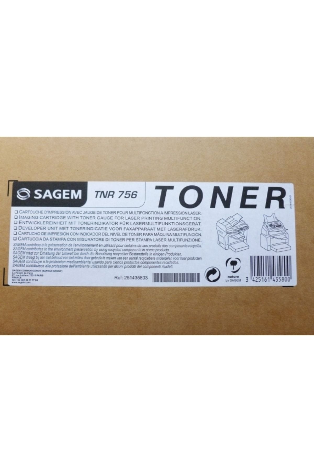 SAGEM HPZR Sagem TNR-756 Uyumlu Toner