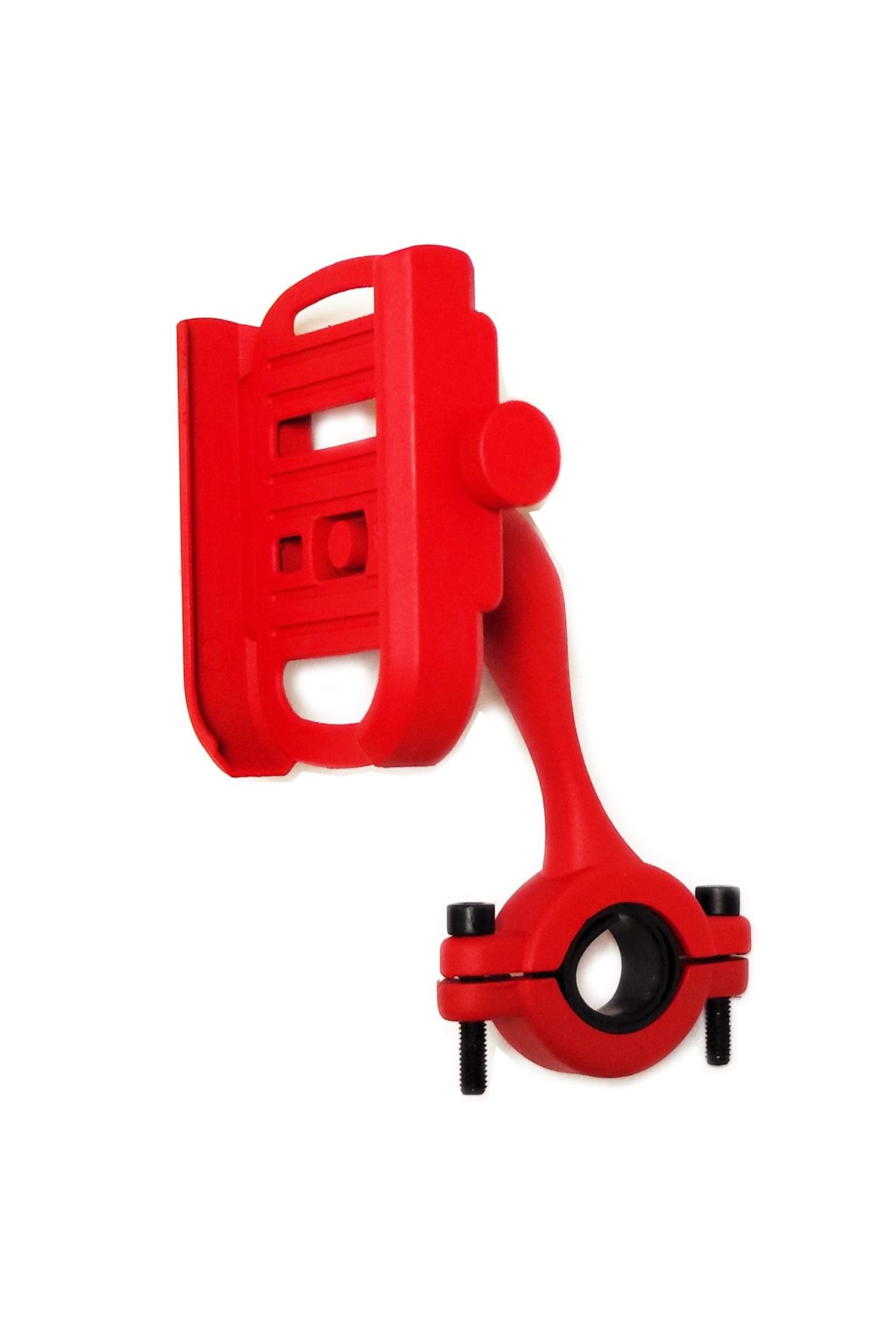Powertec Motorsiklet - Bisiklet - MTV telefon Tutucu metal gidon bağlantılı Kırmızı