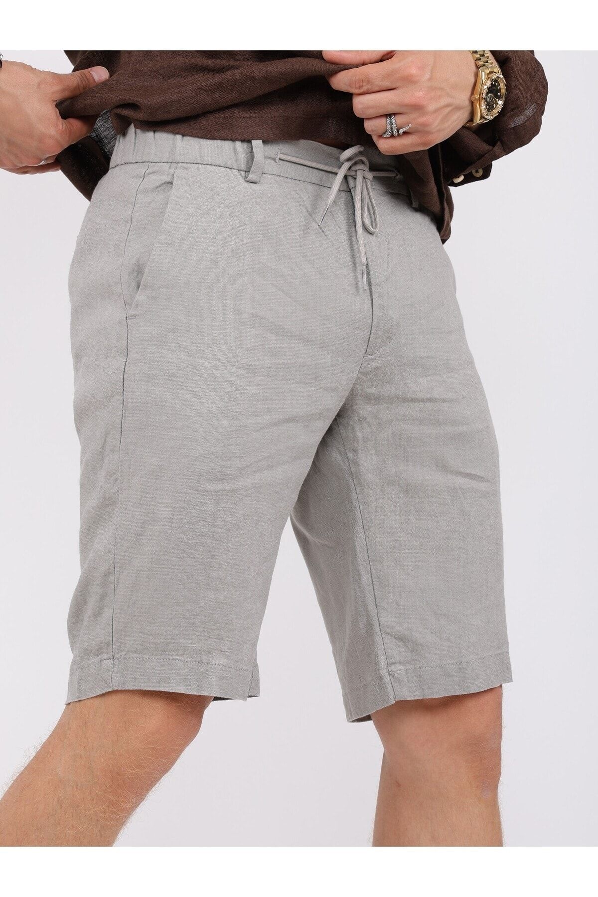 GOEZ PARIS Basic Keten Şort