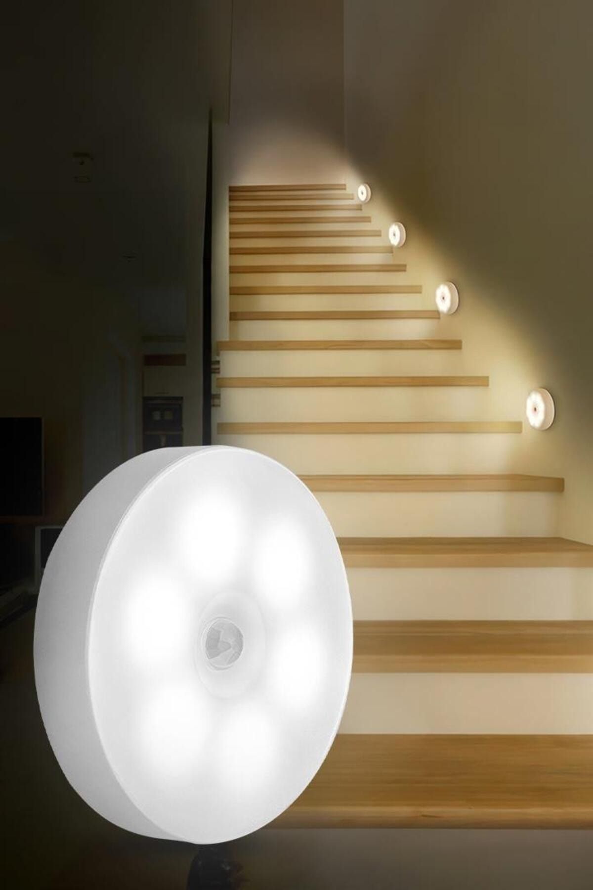 DEMPOWER Hareket Sensörlü Beyaz Led Işık Lamba