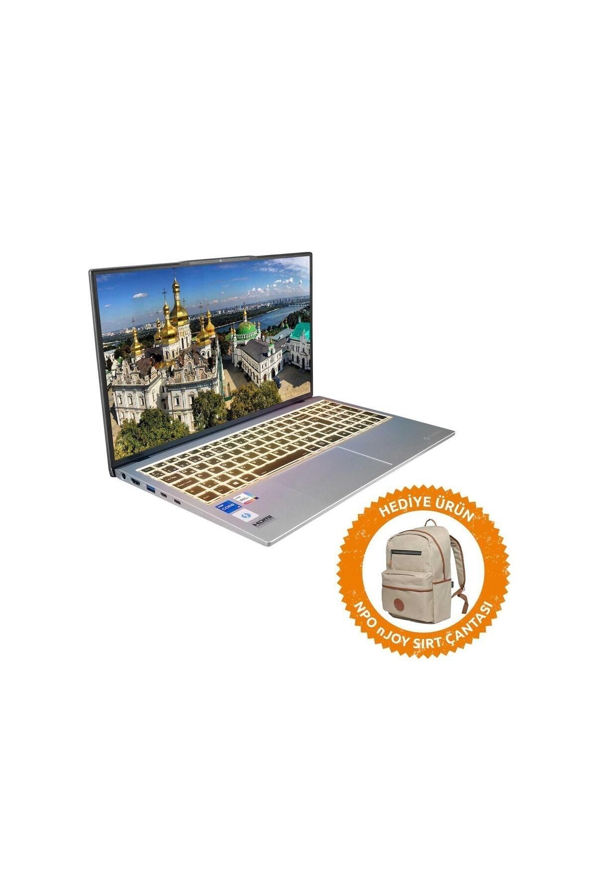 Everest EverBook EB-21R26 i5-1135G7 16GB 512SSD 15.6" FullHD W11P Taşınabilir Bilgisayar