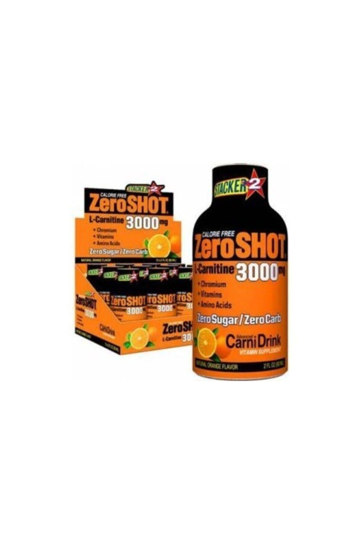Zero Shot Zeroshot 60 Ml 3000 Mg L-carnitine 12 Adet -portakal 878114072769