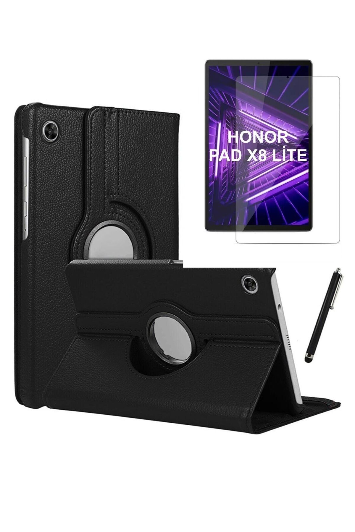 GoGoPlus Honor Pad X8 Lite Tablet Kılıfı+Ekran Koruyucu+Kalem Amg-W09HN