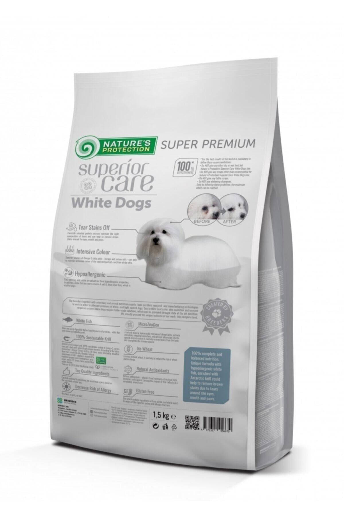 Nature's Protection Superior Care Beyaz Köpekler Yetişkin Küçük Ve Mini Irklar 1,5 Kg