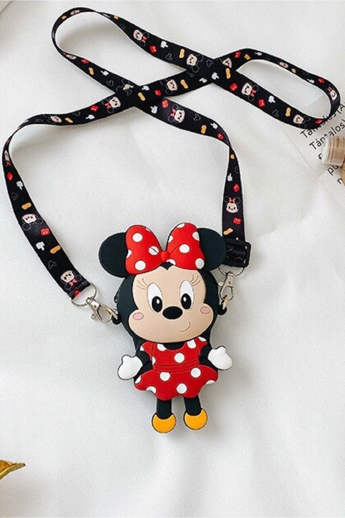 minibuki Minnie Mouse Kız Çocuk Silikon Çanta Cüzdan