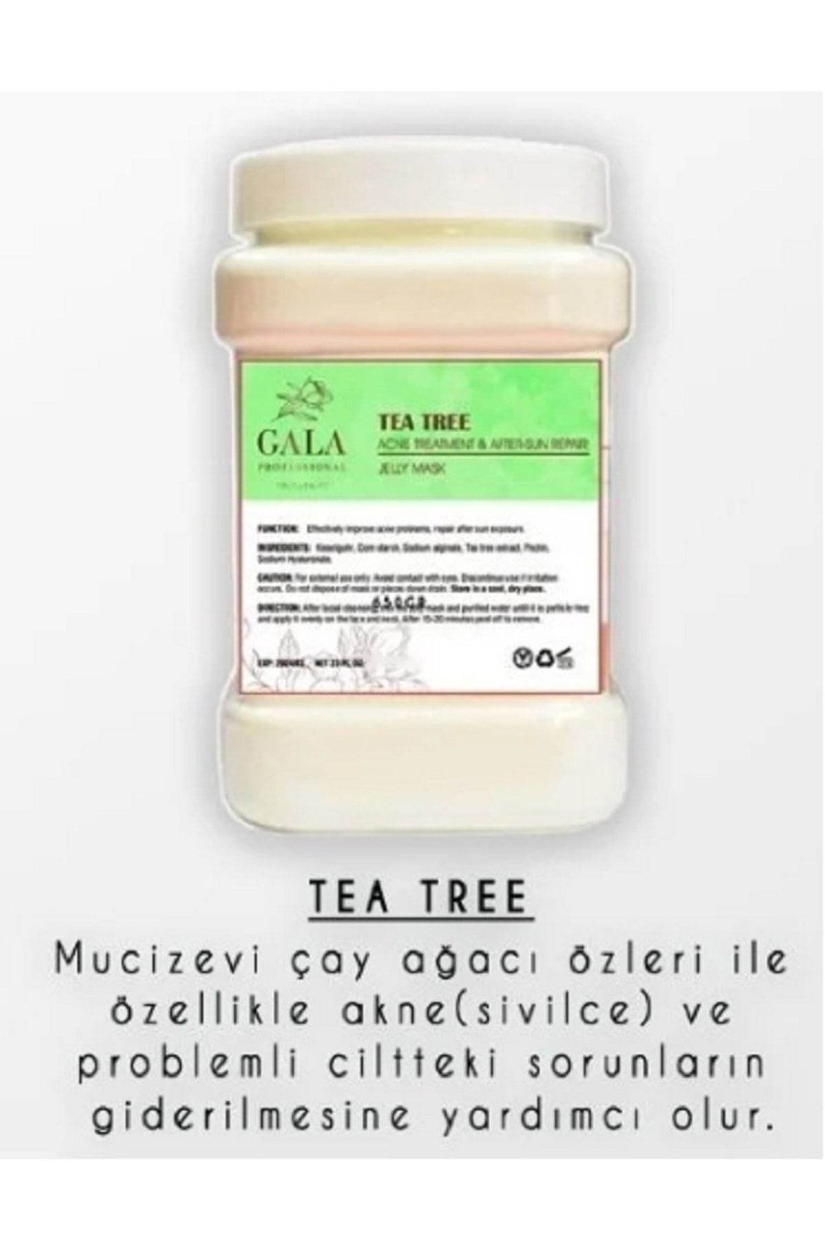 GALA Professional PEEL OFF TOZ JEL MASKE 680 GR - TEA TREE
