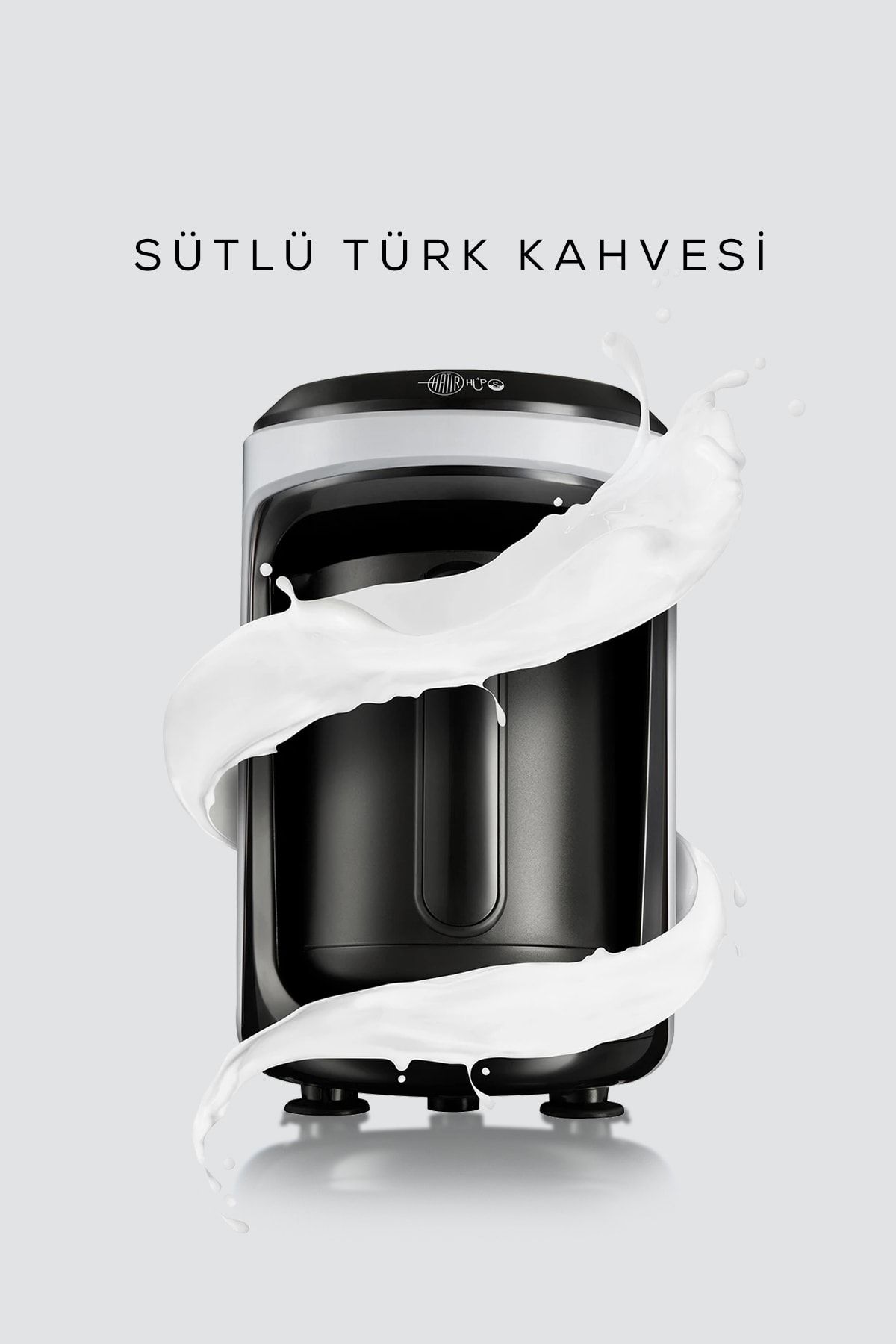 Karaca Hatır Hüps Sütlü Türk Kahve Makinesi Pearl White