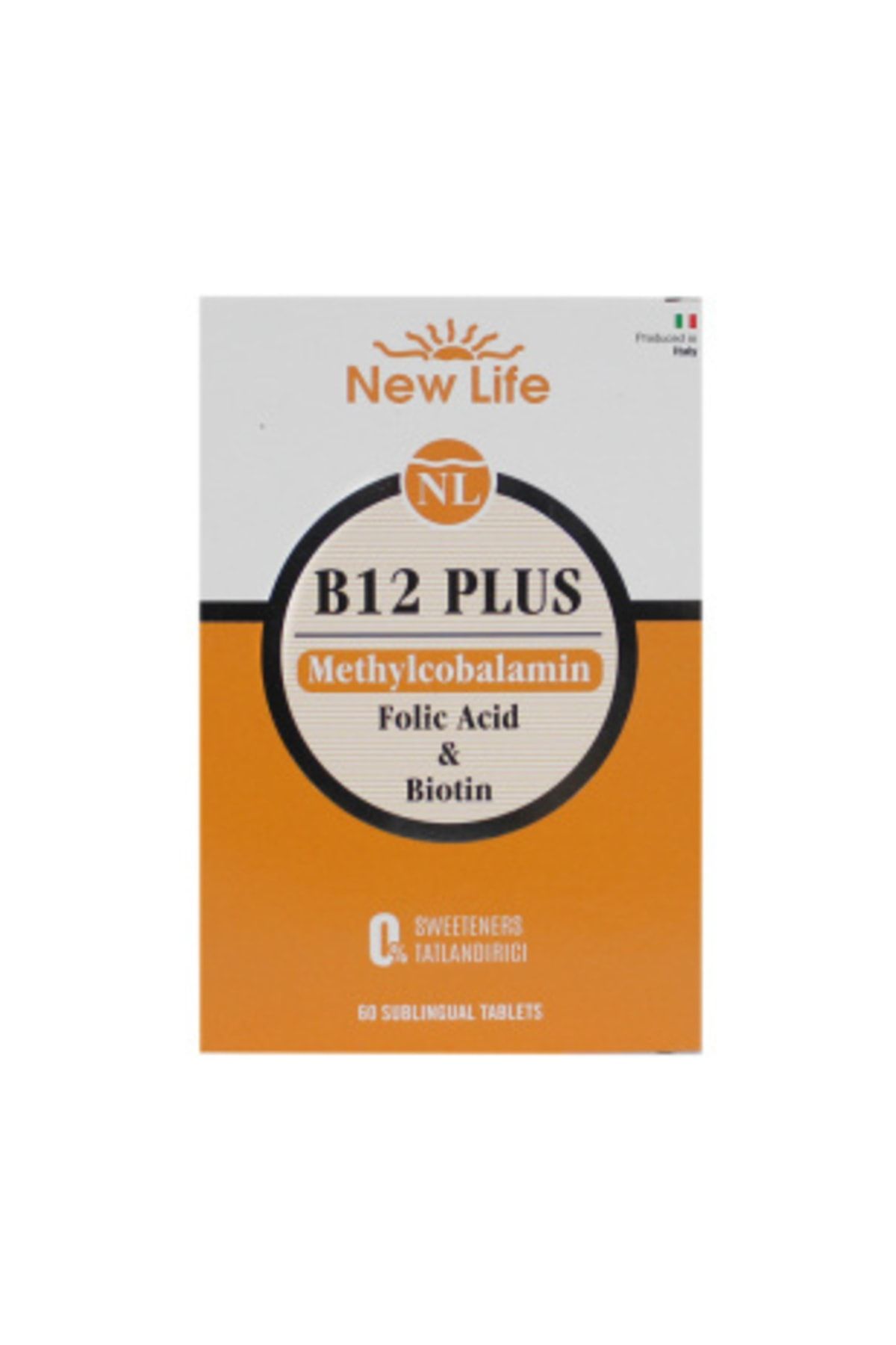 New Life B12 Plus 60 Dilaltı Tablet - Vişne 7640128140139.