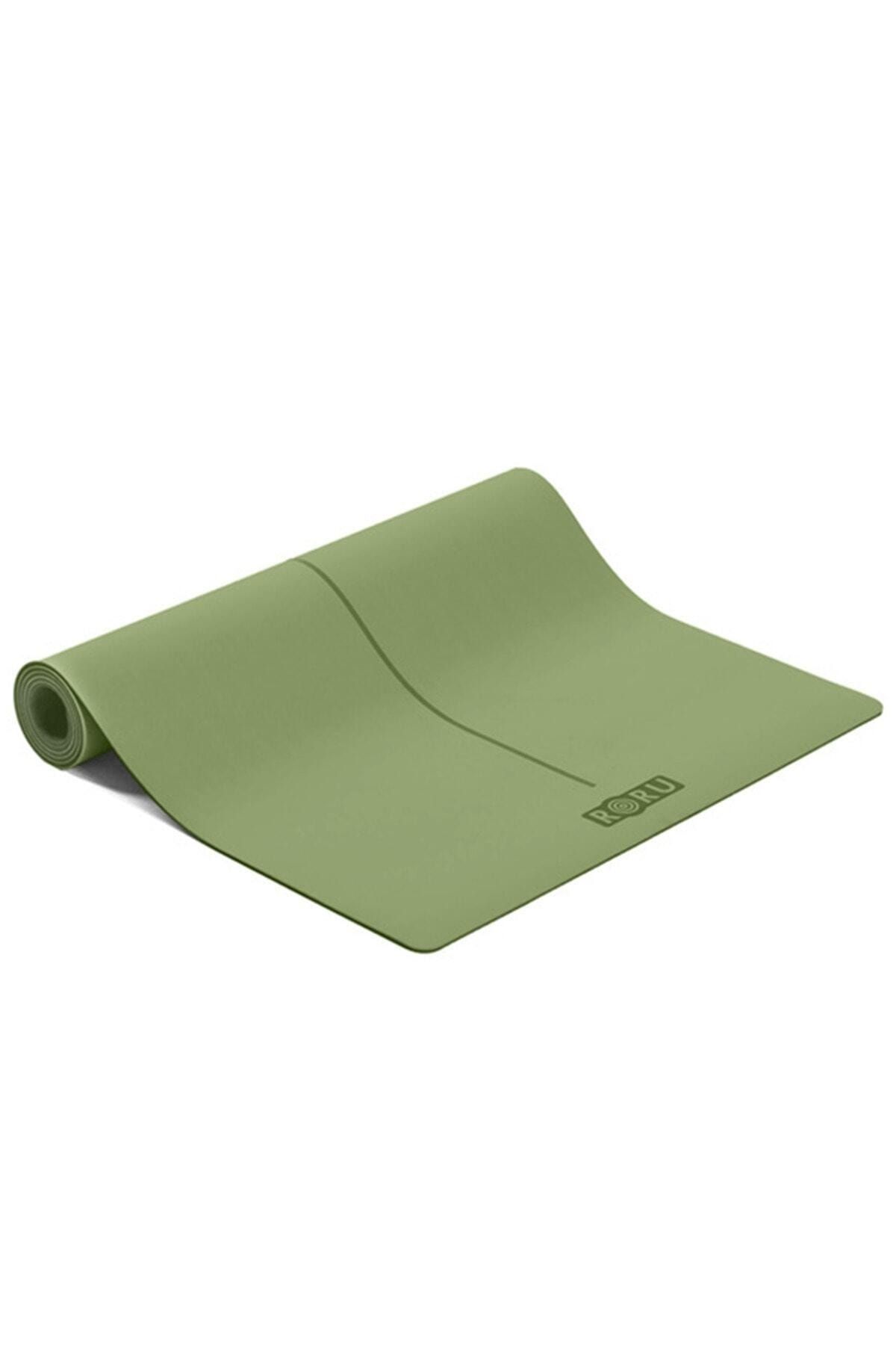 Roru Sun Series Kaydırmaz Yüzeyli 5mm Yoga Matı - Soft Yeşil