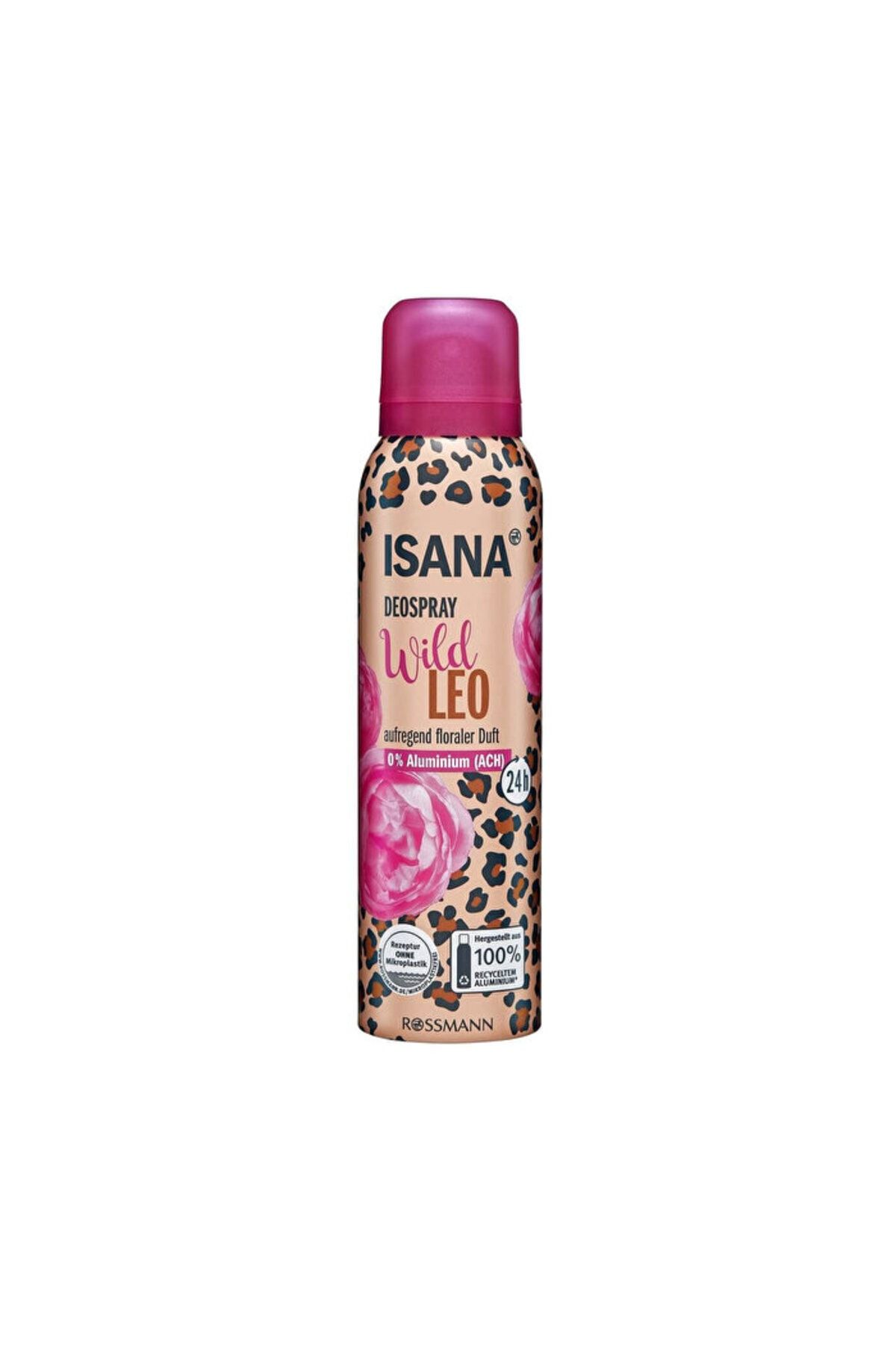ISANA Sprey Deodorant - Wild Leo Çiçek Kokusu - 150 ml