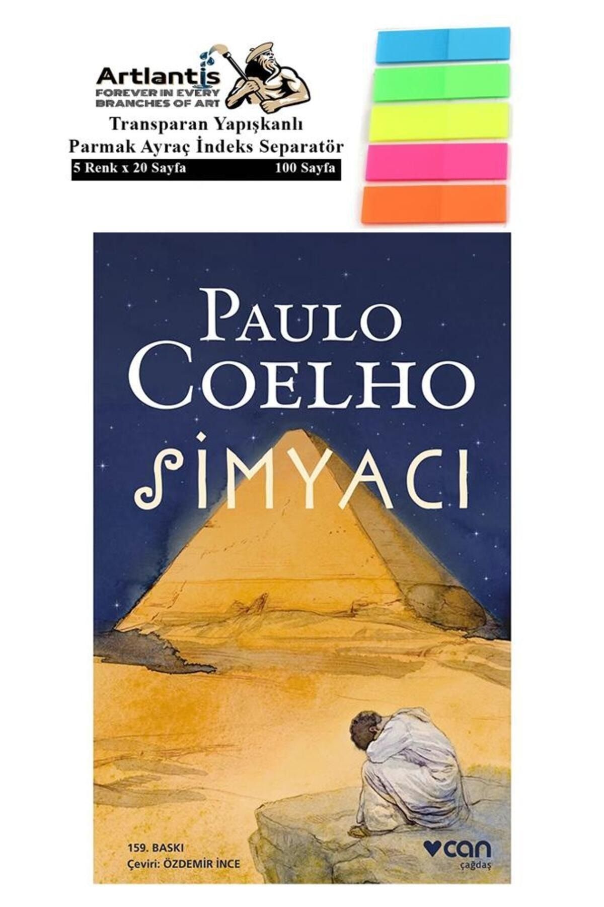 Artlantis Simyacı Paulo Coelho 188 Sayfa Karton Kapak 1 Adet Fosforlu Transparan Kitap Ayraç 1 Paket