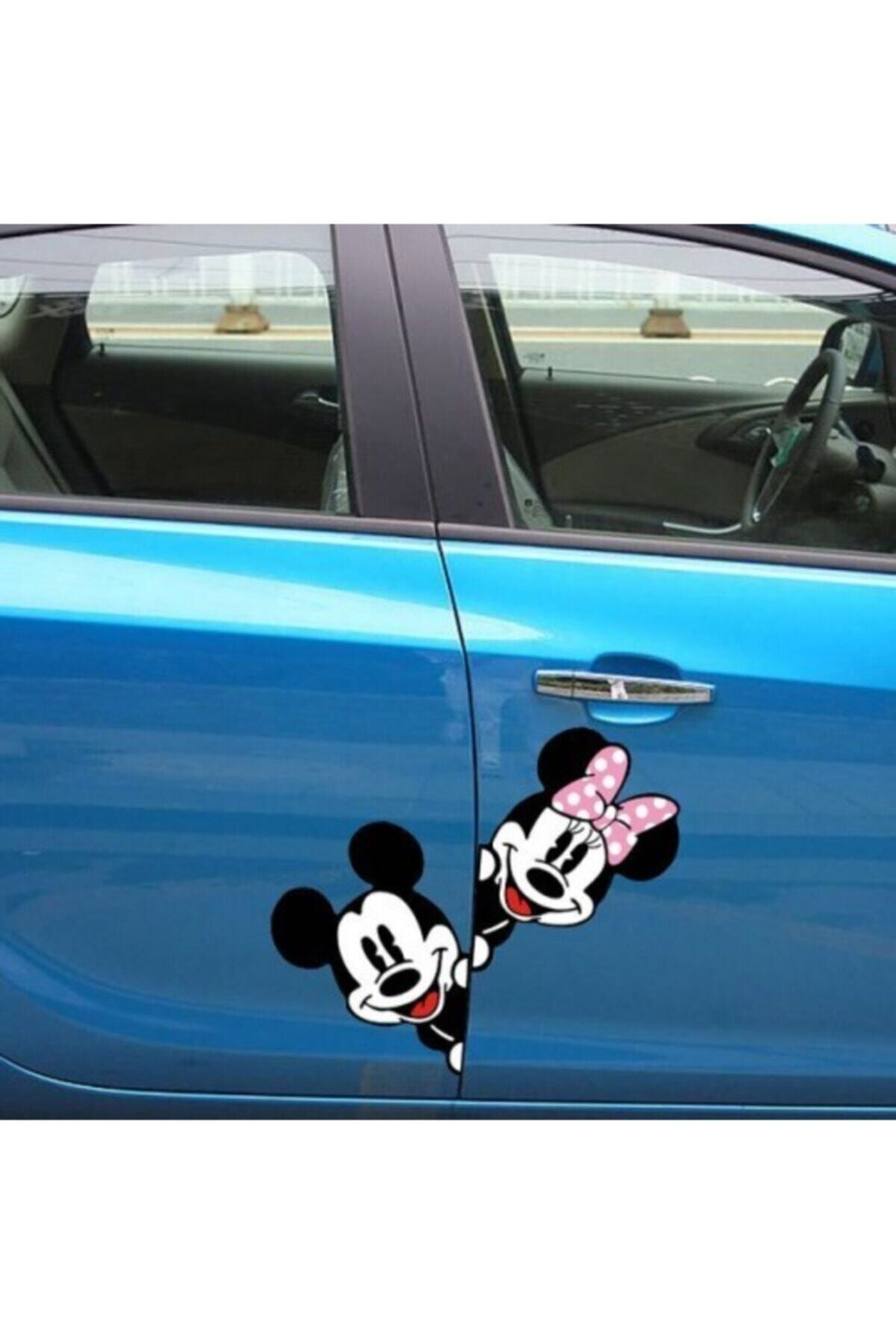 Sticker Fabrikası Mickey Mouse Ve Minnie Mouse Sticker