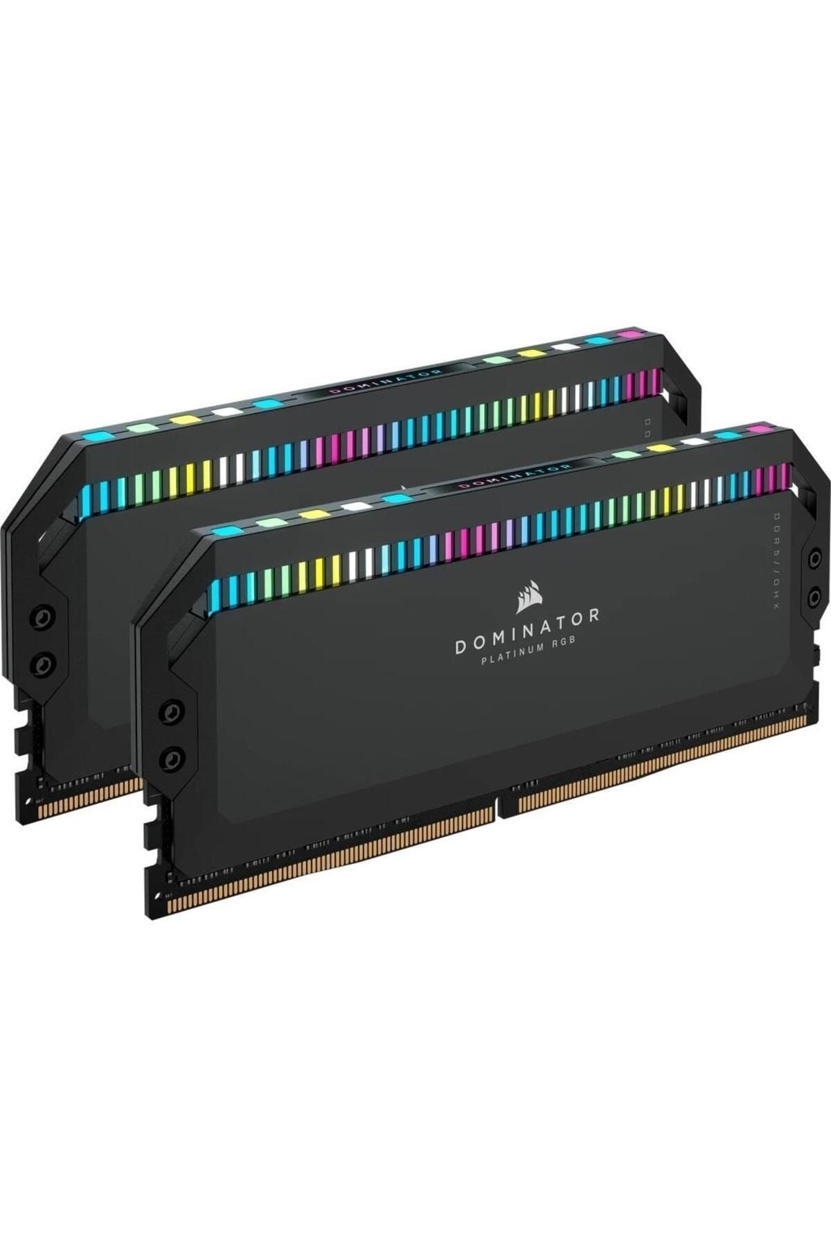 Corsair Dominator Platinum RGB 32GB (2x16) DDR5 6200MHz CL36 Siyah RGB Ram