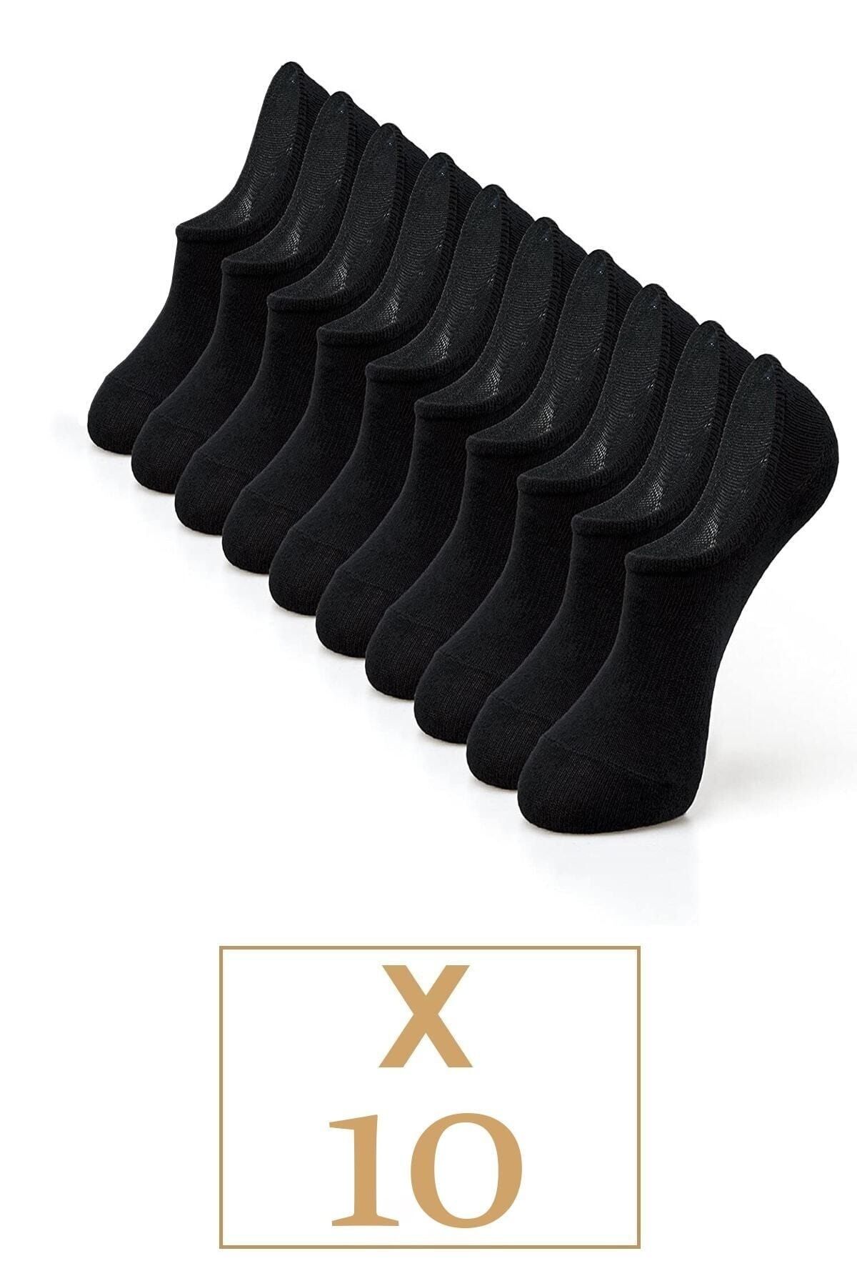 BGK Unisex 10'lu Pamuklu Görünmez Çorap