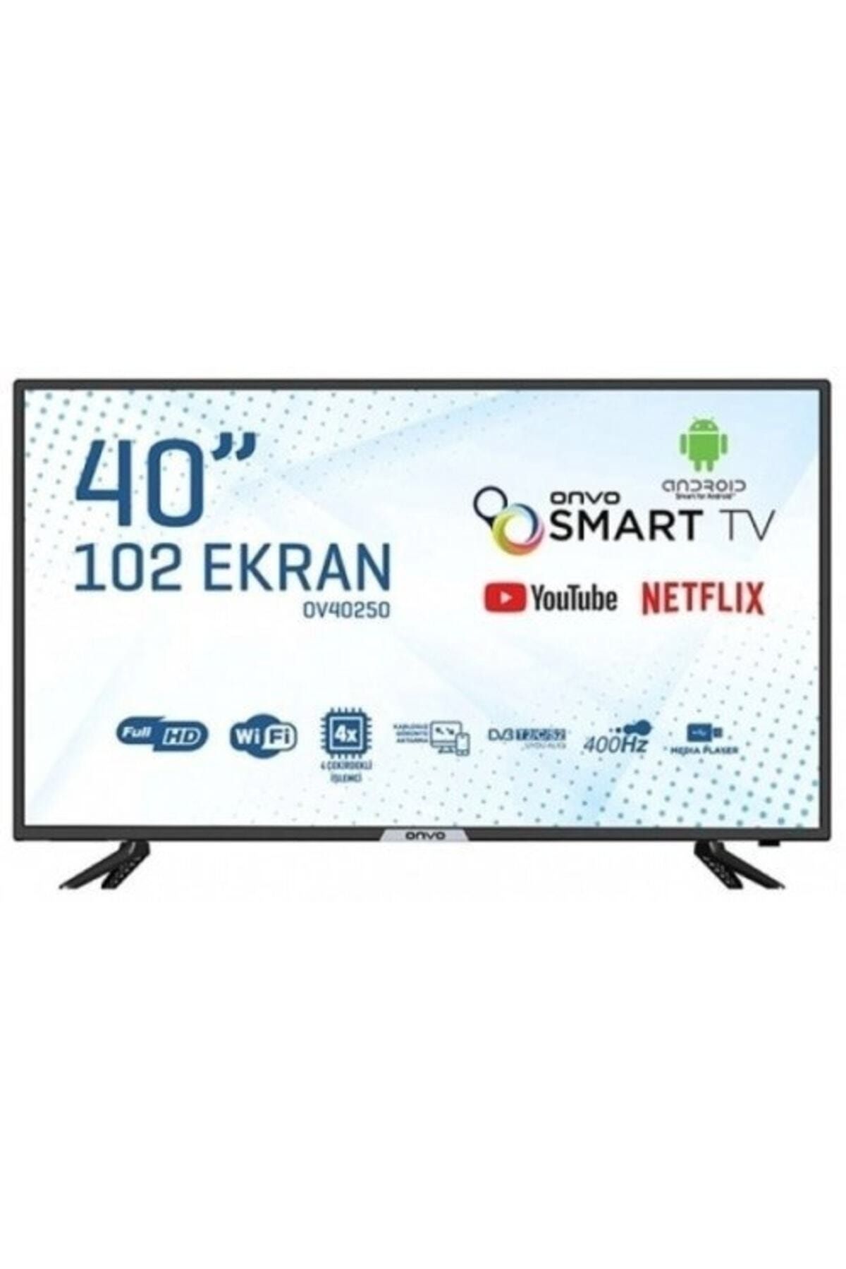 ONVO OV40250 40" 101 Ekran Uydu Alıcılı Full HD Android Smart LED TV