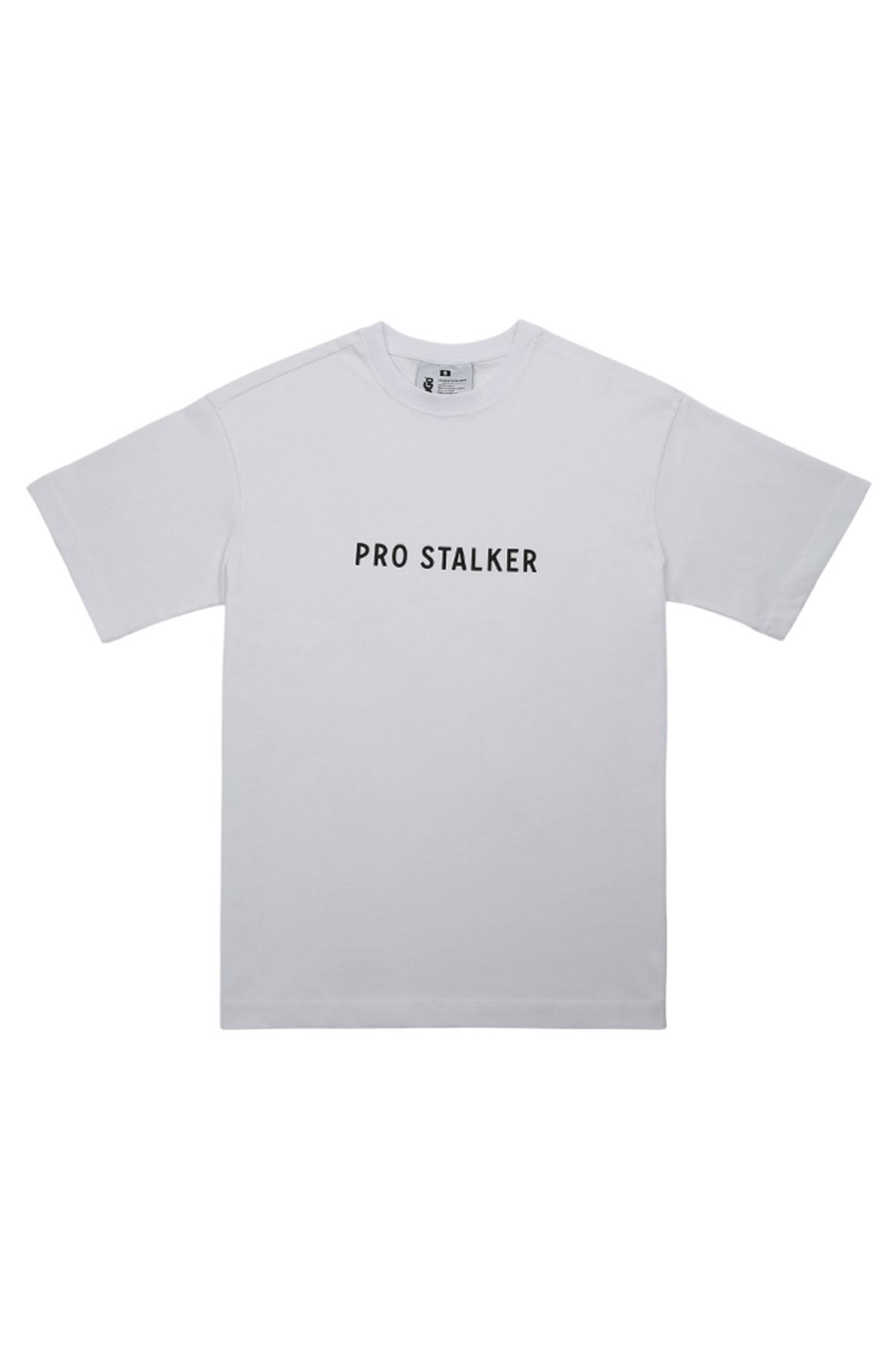 Dogo Unisex Vegan Beyaz T-shirt - Pro Stalker Tasarım